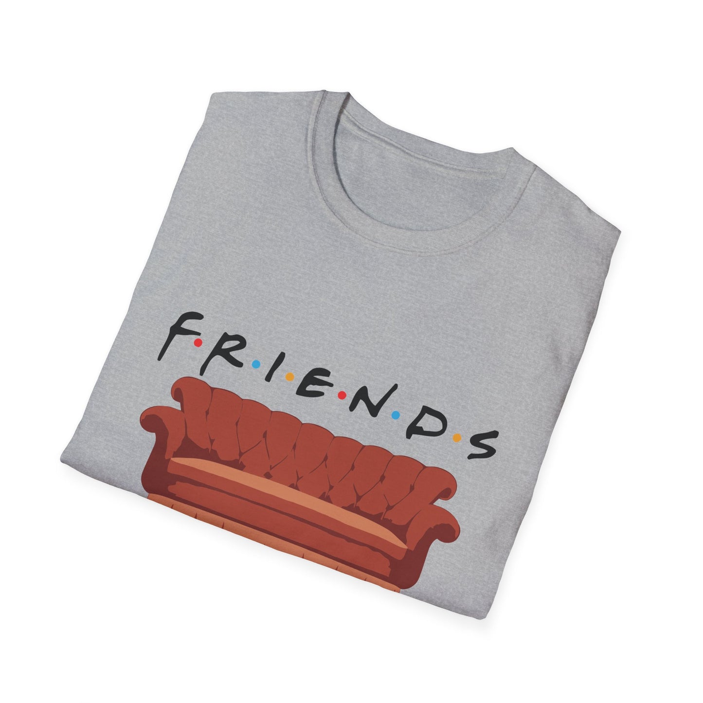 Friends TV Show Couch T-Shirt — Retro Sitcom Logo Tee