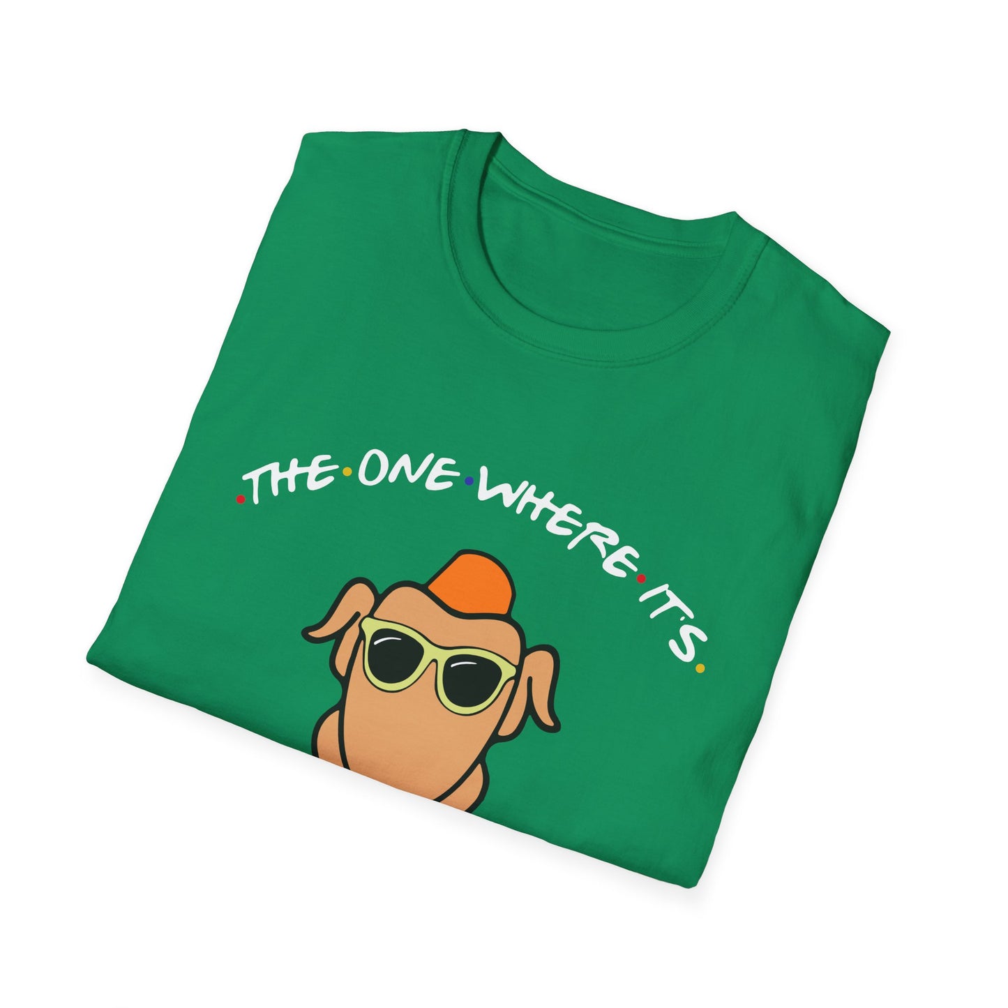 Thanksgiving Turkey Tee — "The One Where It's Thanksgiving" Graphic T-Shirt