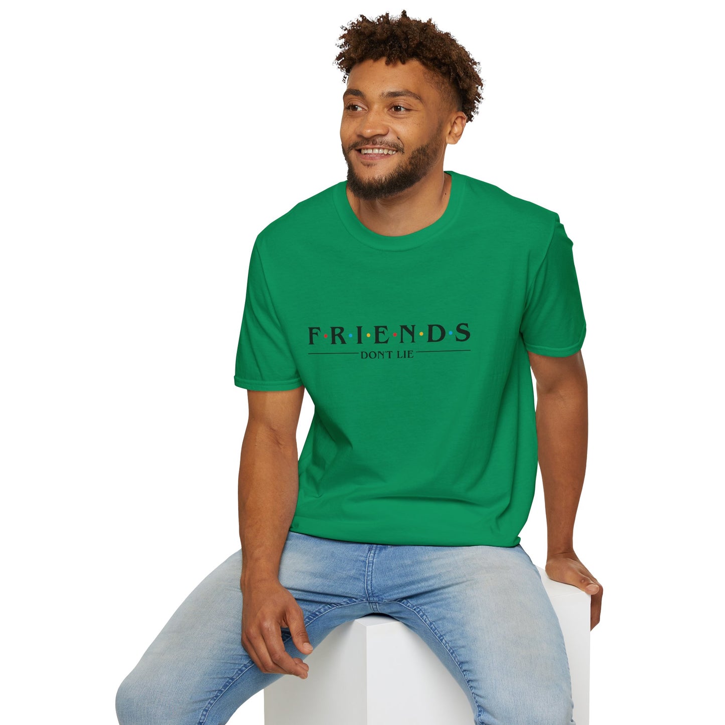 Friends Don't Lie T-Shirt — Stranger Things Inspired Retro Logo Tee