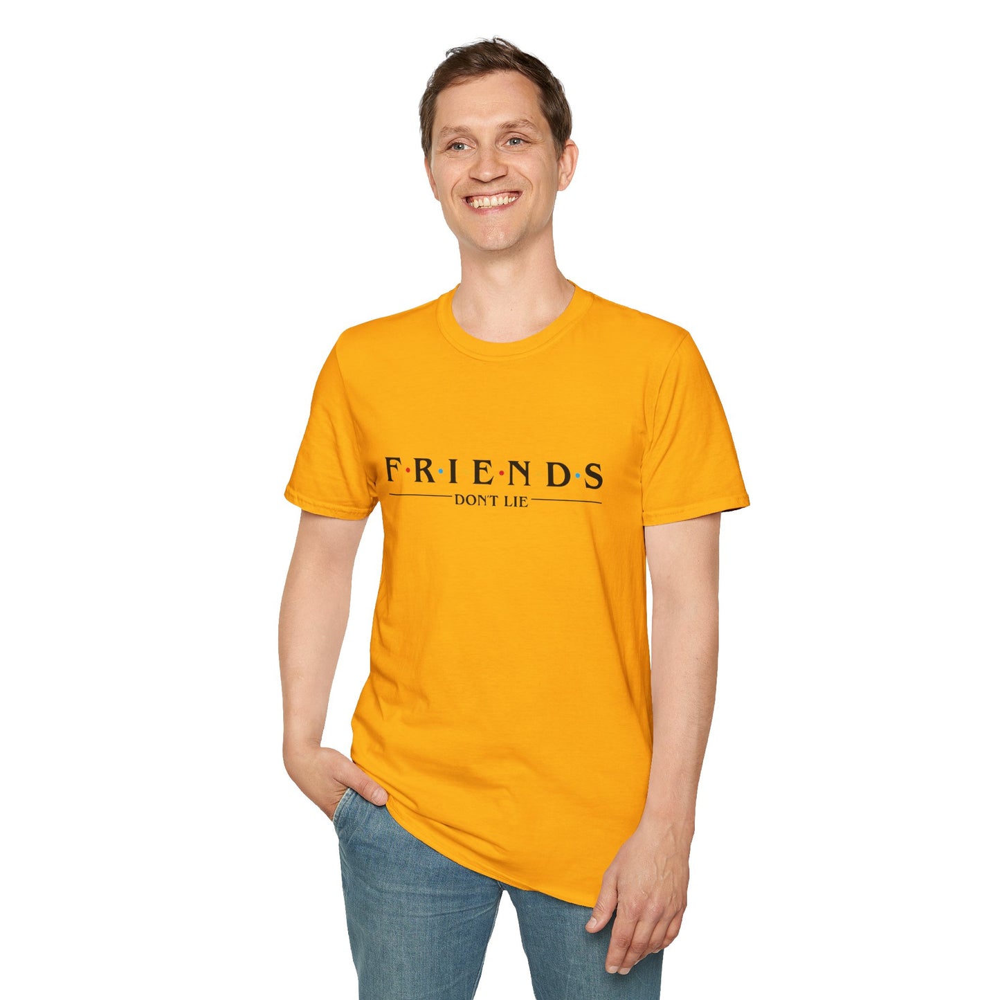 Friends Don't Lie T-Shirt — Stranger Things Inspired Retro Logo Tee