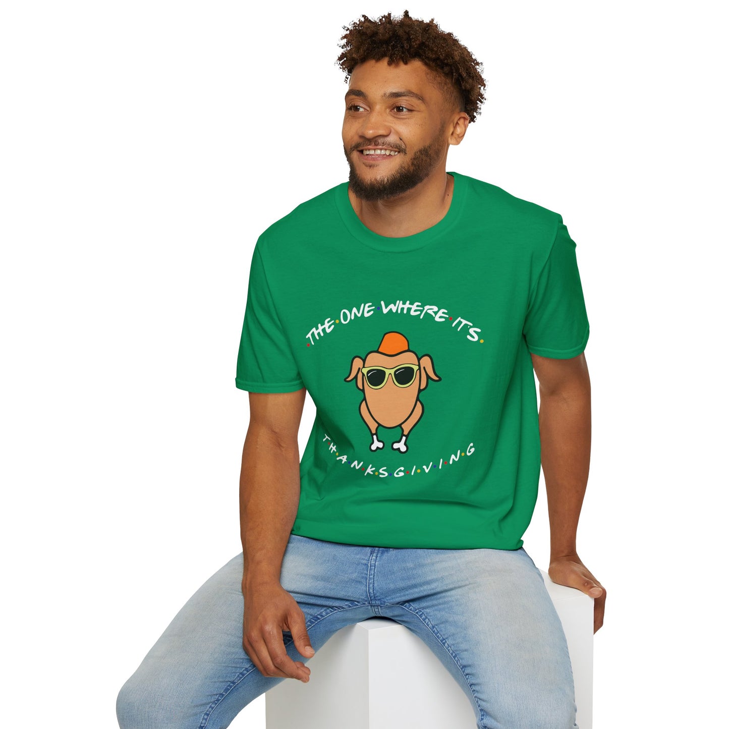 Thanksgiving Turkey Tee — "The One Where It's Thanksgiving" Graphic T-Shirt