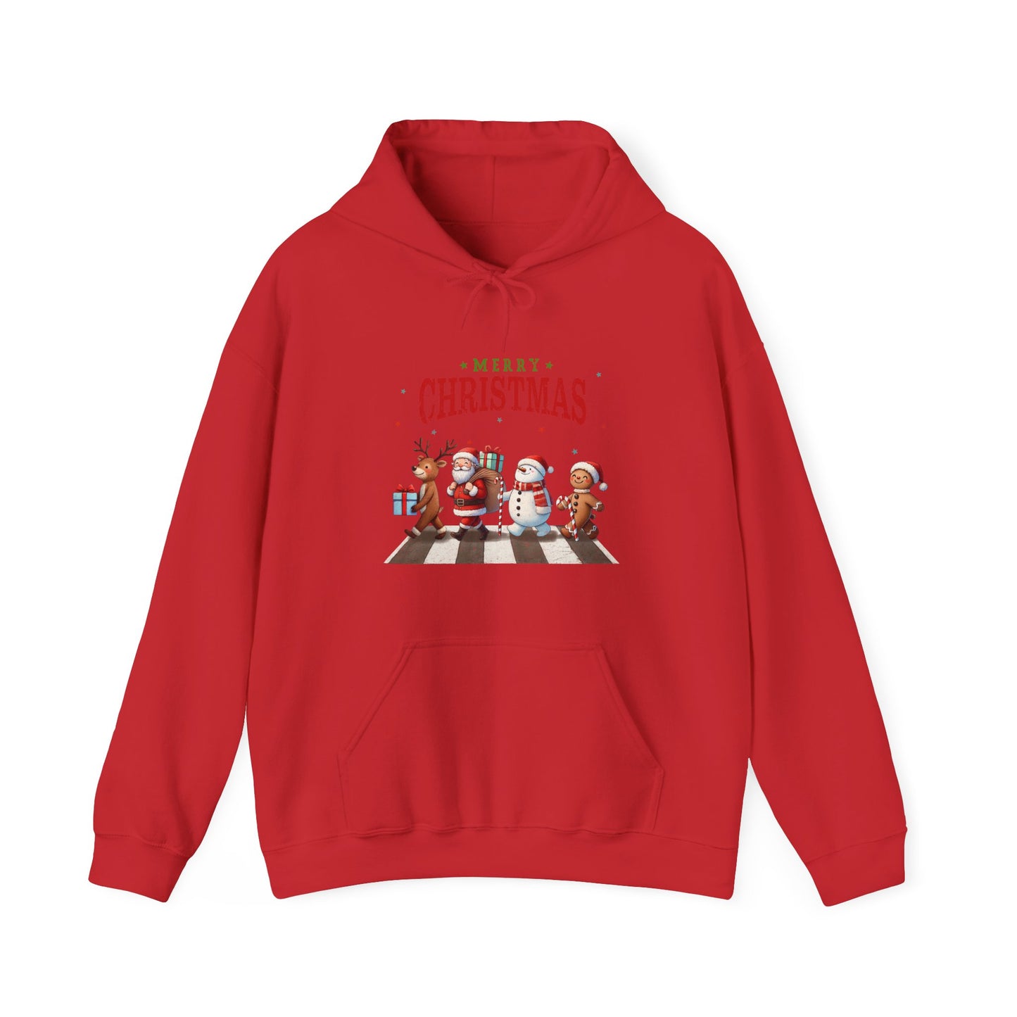 Christmas Choir Hoodie — 'Merry Christmas' Holiday Animal Carolers Sweatshirt