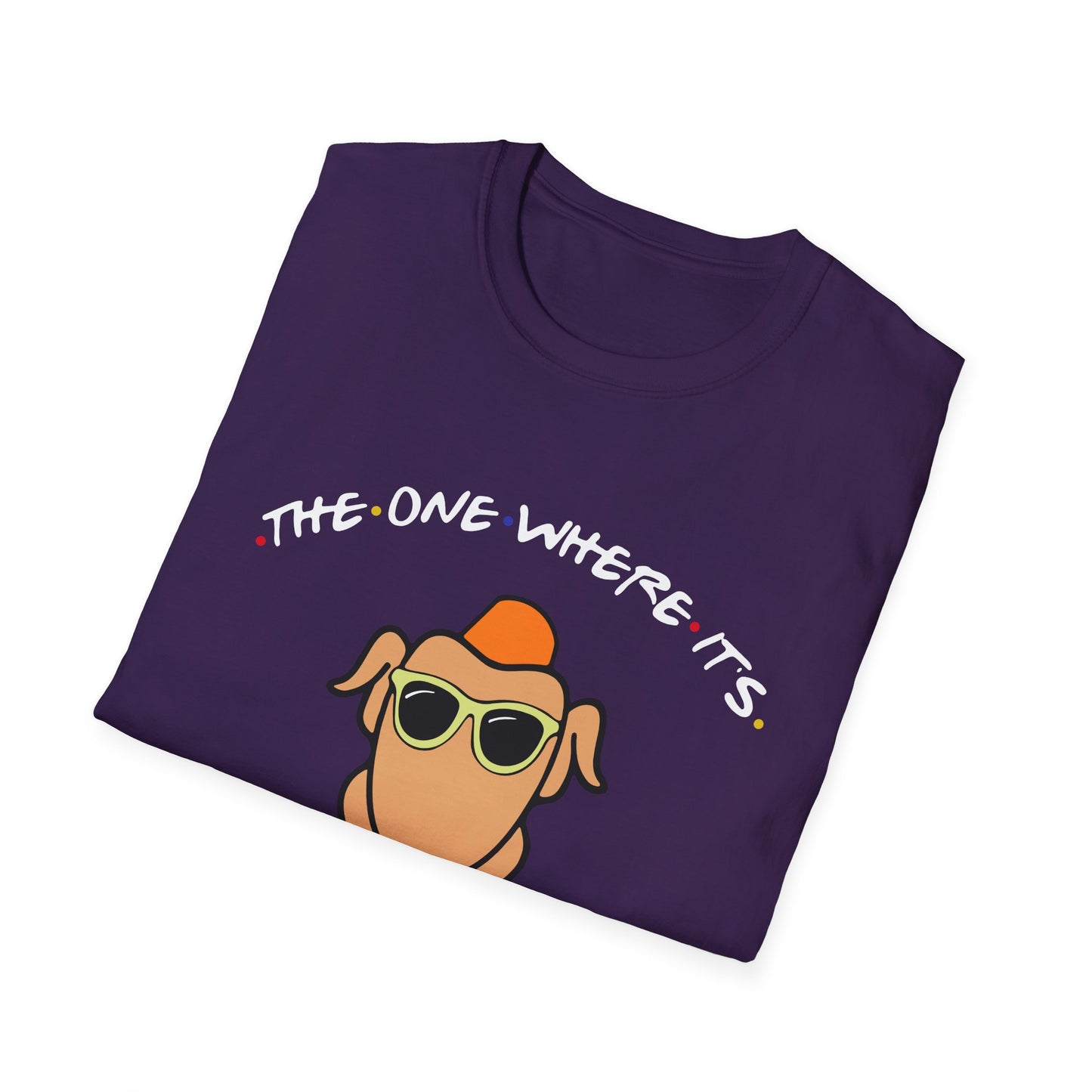 Thanksgiving Turkey Tee — "The One Where It's Thanksgiving" Graphic T-Shirt