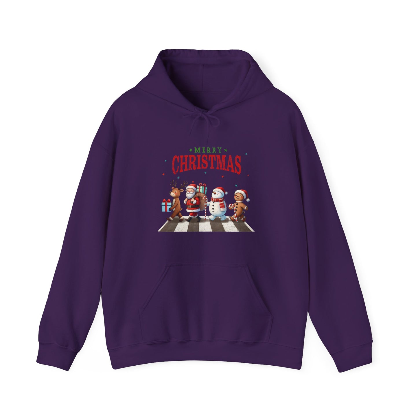 Christmas Choir Hoodie — 'Merry Christmas' Holiday Animal Carolers Sweatshirt