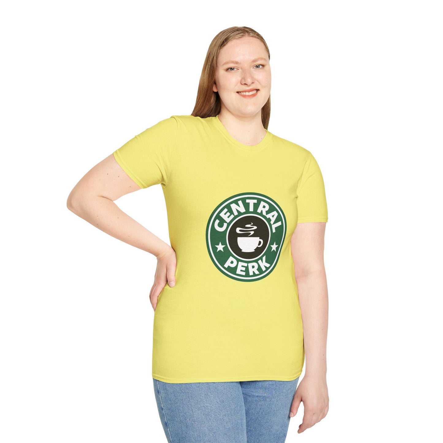 Central Perk Coffee T-Shirt — Vintage Coffee Shop Logo Tee