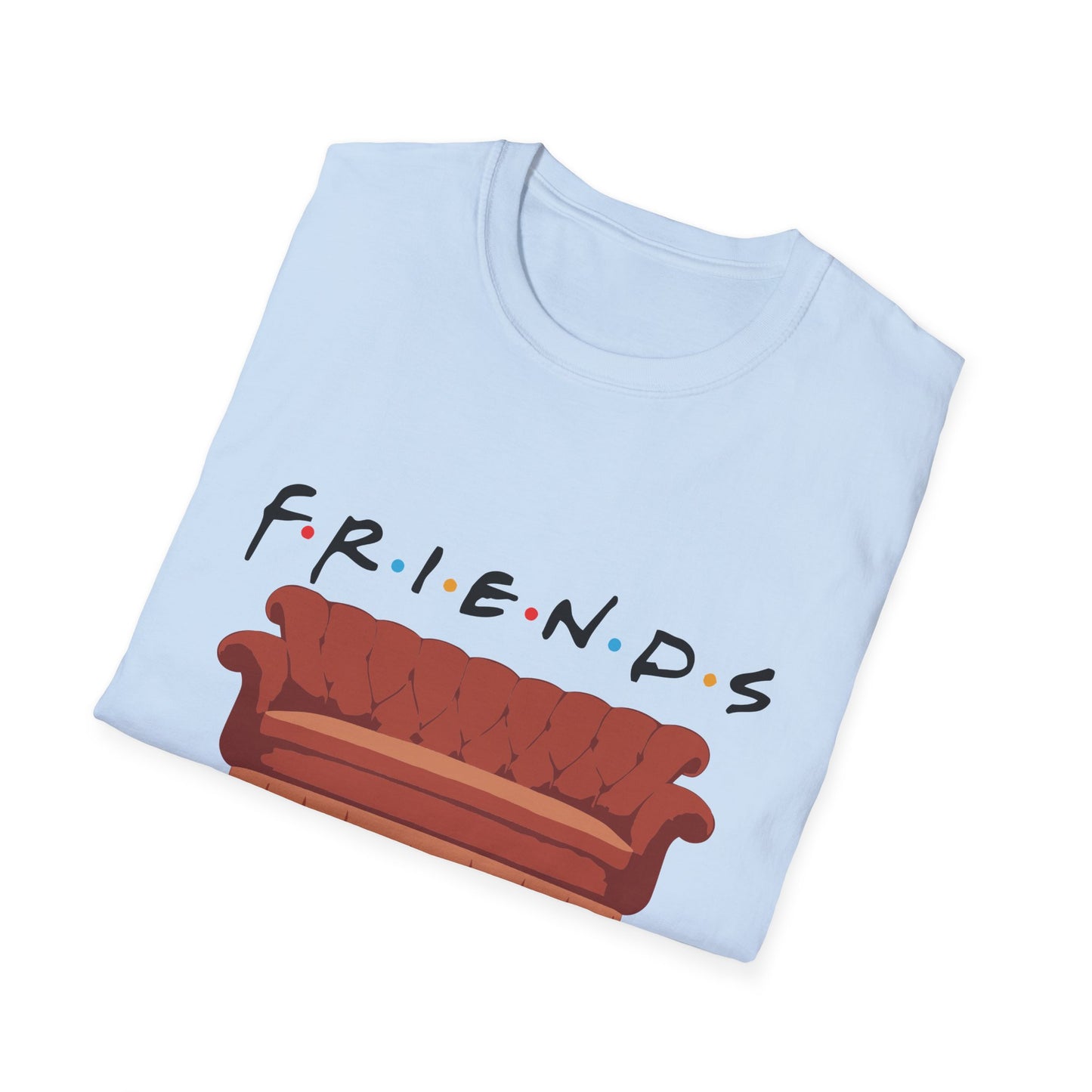 Friends TV Show Couch T-Shirt — Retro Sitcom Logo Tee
