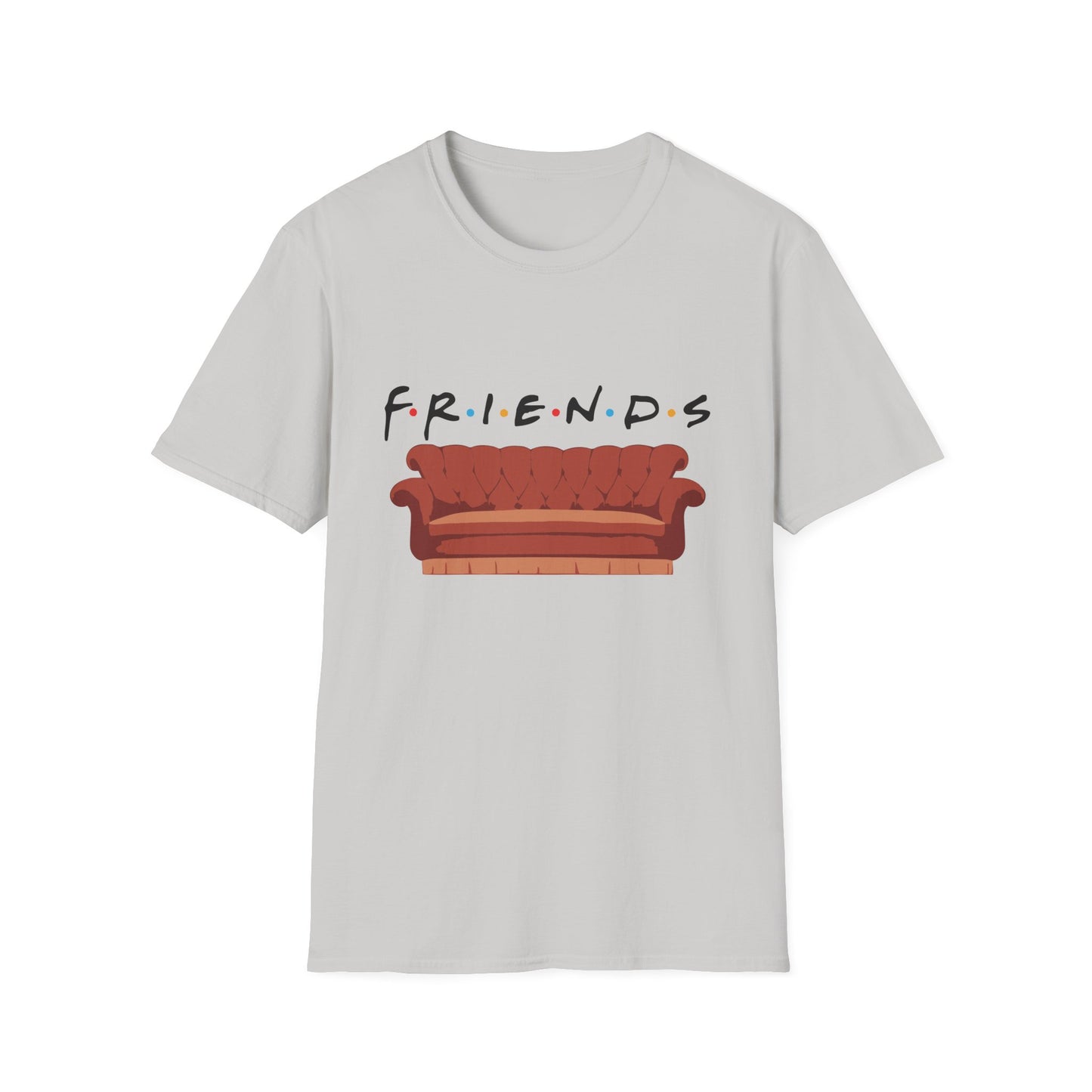 Friends TV Show Couch T-Shirt — Retro Sitcom Logo Tee