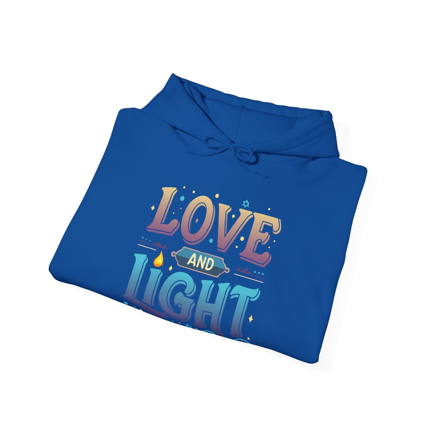 Love and Light Hoodie – Positive Message Pullover for Spiritual & Mindful Living