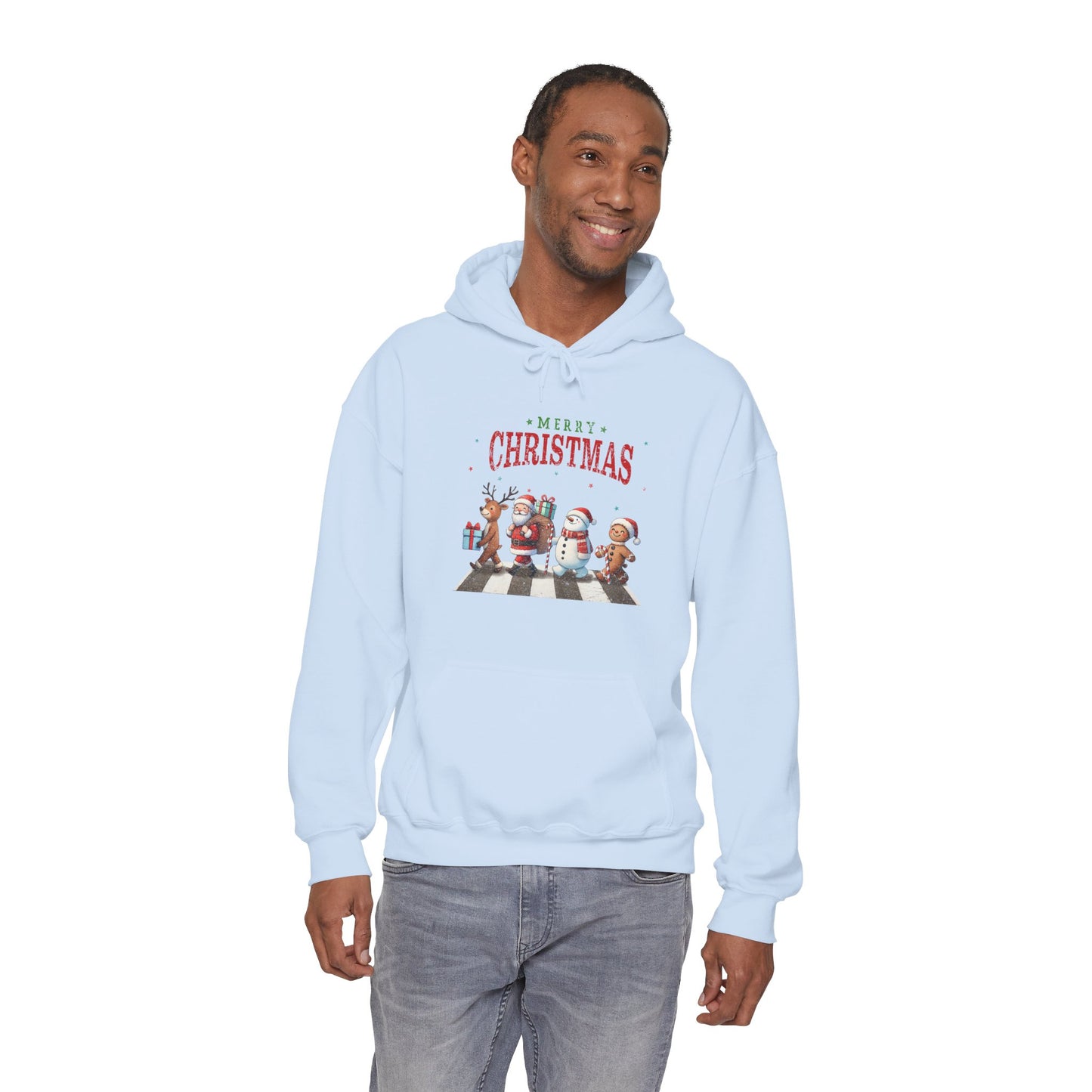 Christmas Choir Hoodie — 'Merry Christmas' Holiday Animal Carolers Sweatshirt