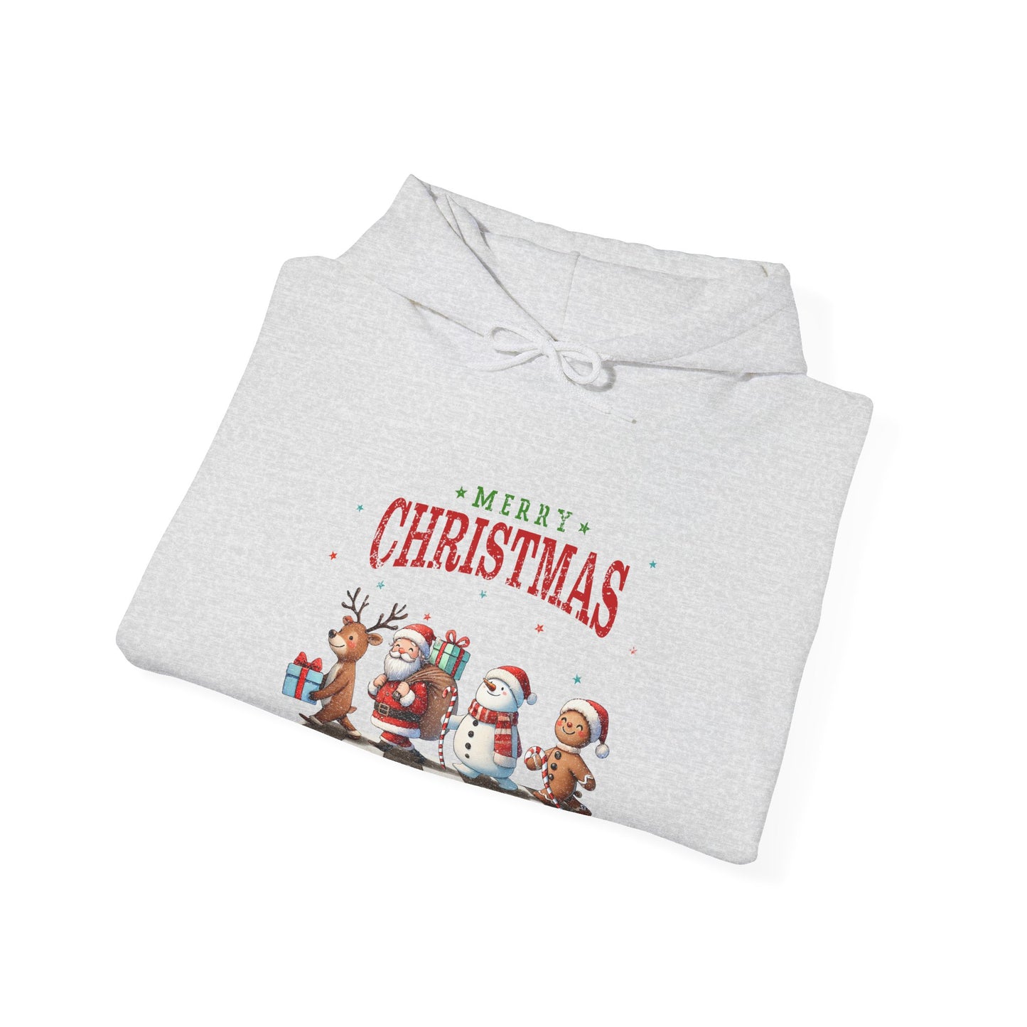Christmas Choir Hoodie — 'Merry Christmas' Holiday Animal Carolers Sweatshirt