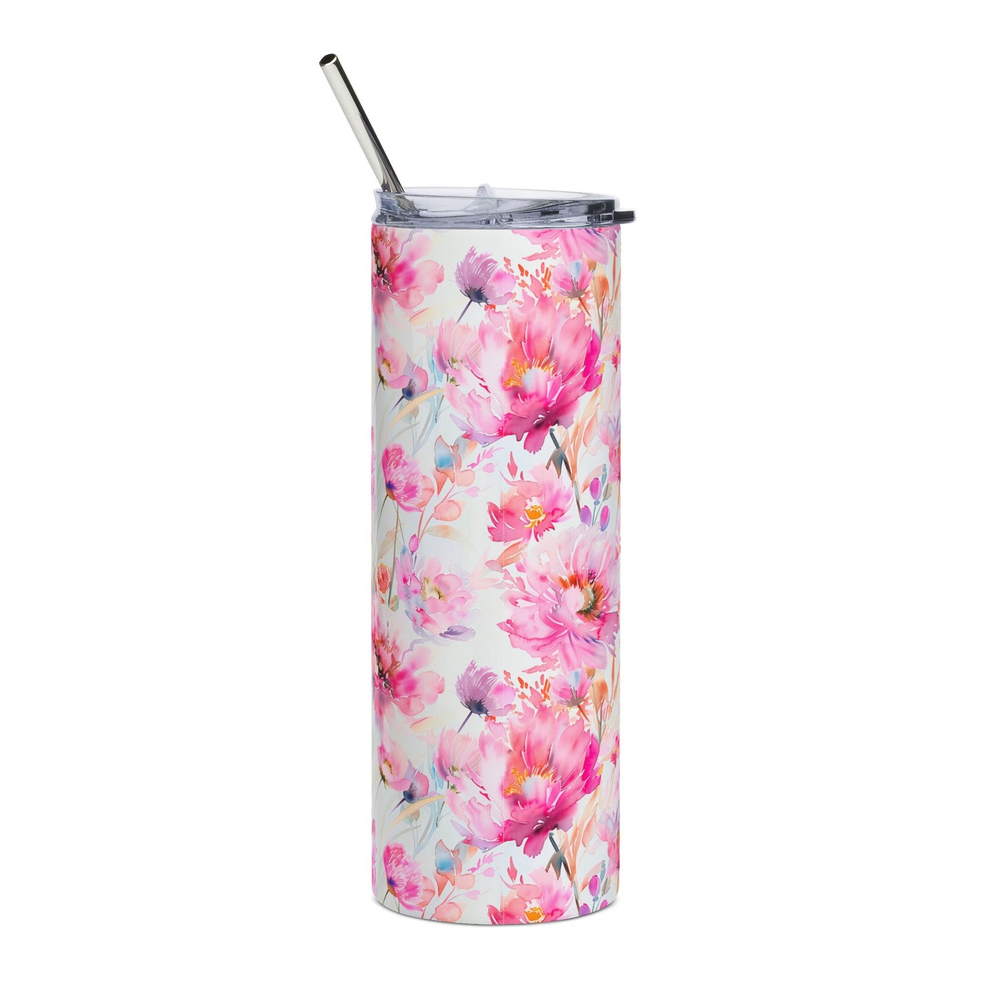 Best Mom Ever Floral Stainless Steel Tumbler - 20oz