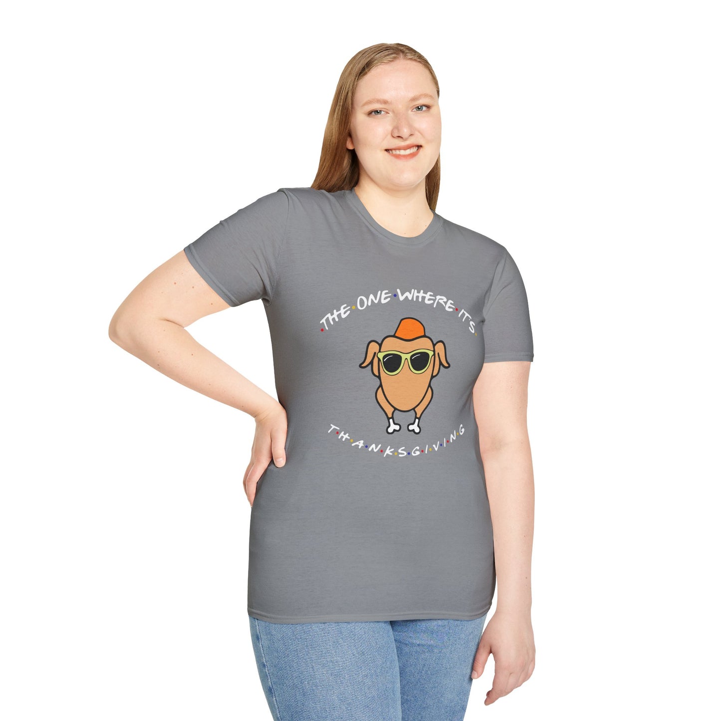 Thanksgiving Turkey Tee — "The One Where It's Thanksgiving" Graphic T-Shirt