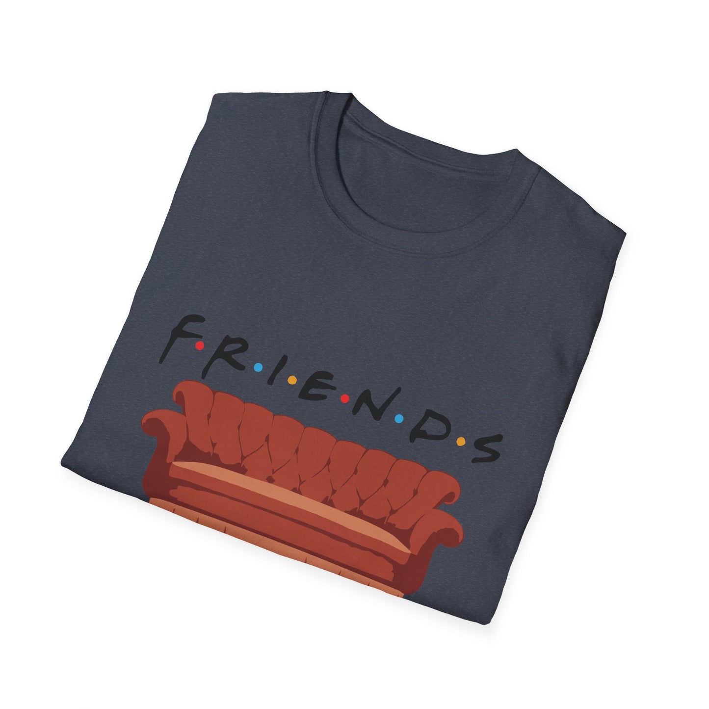 Friends TV Show Couch T-Shirt — Retro Sitcom Logo Tee
