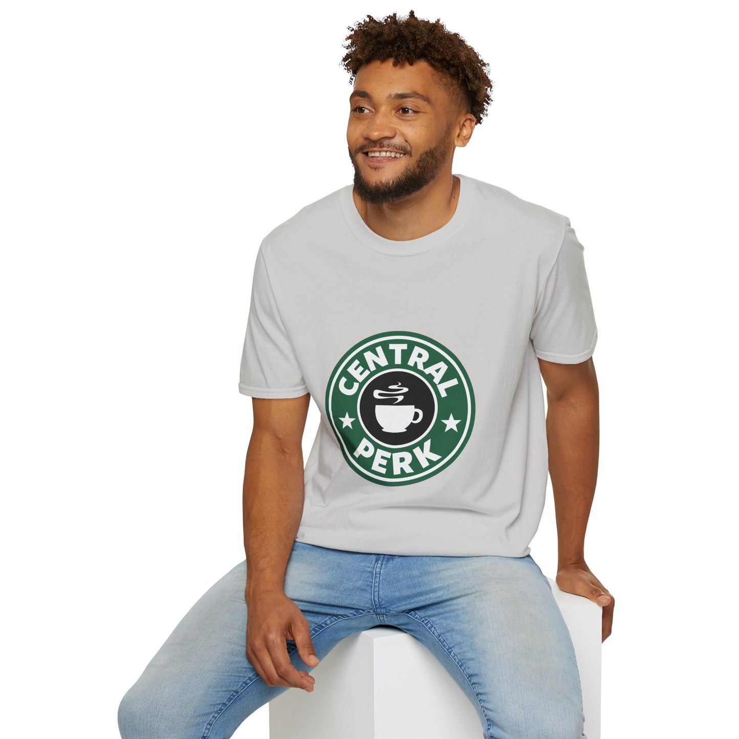 Central Perk Coffee T-Shirt — Vintage Coffee Shop Logo Tee
