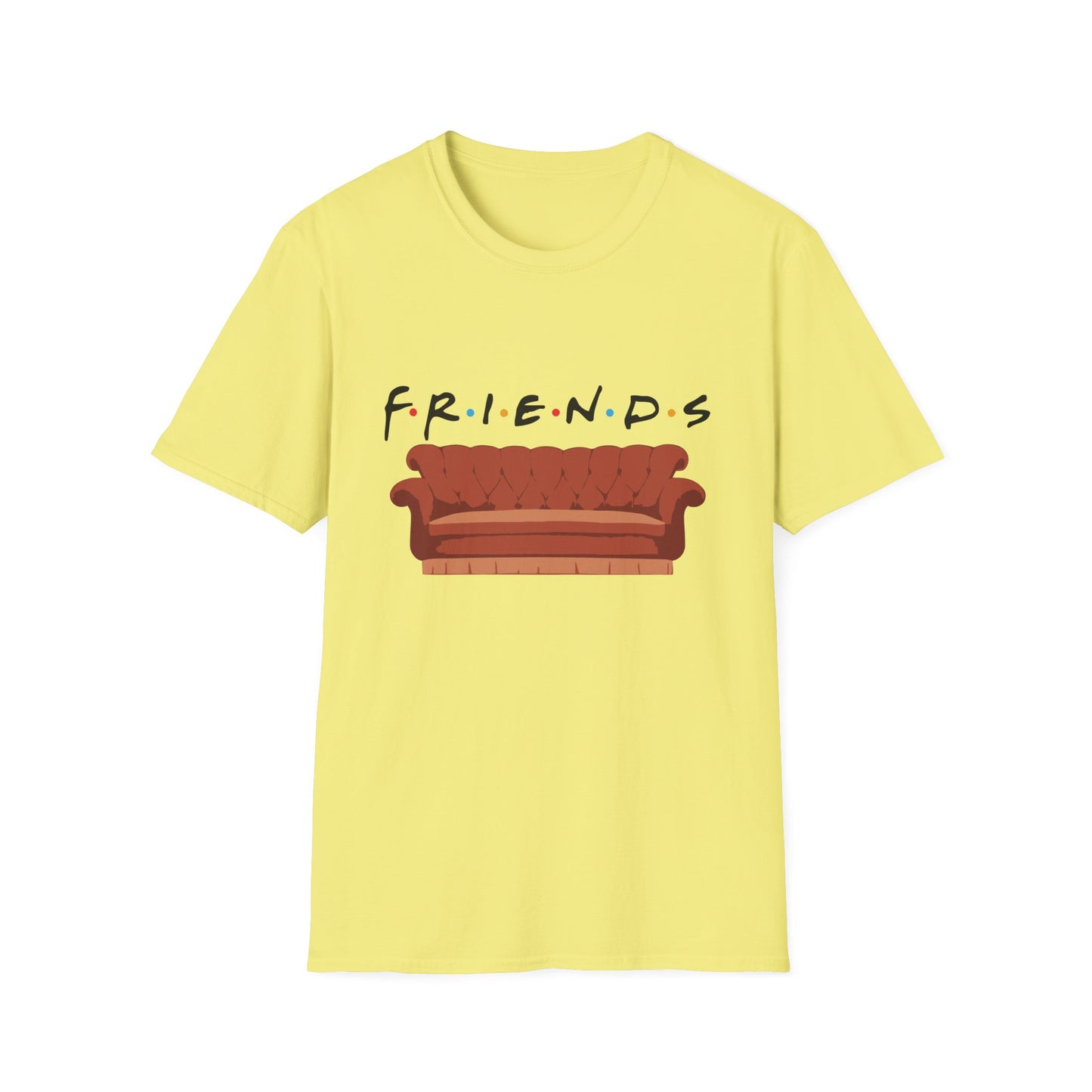 Friends TV Show Couch T-Shirt — Retro Sitcom Logo Tee