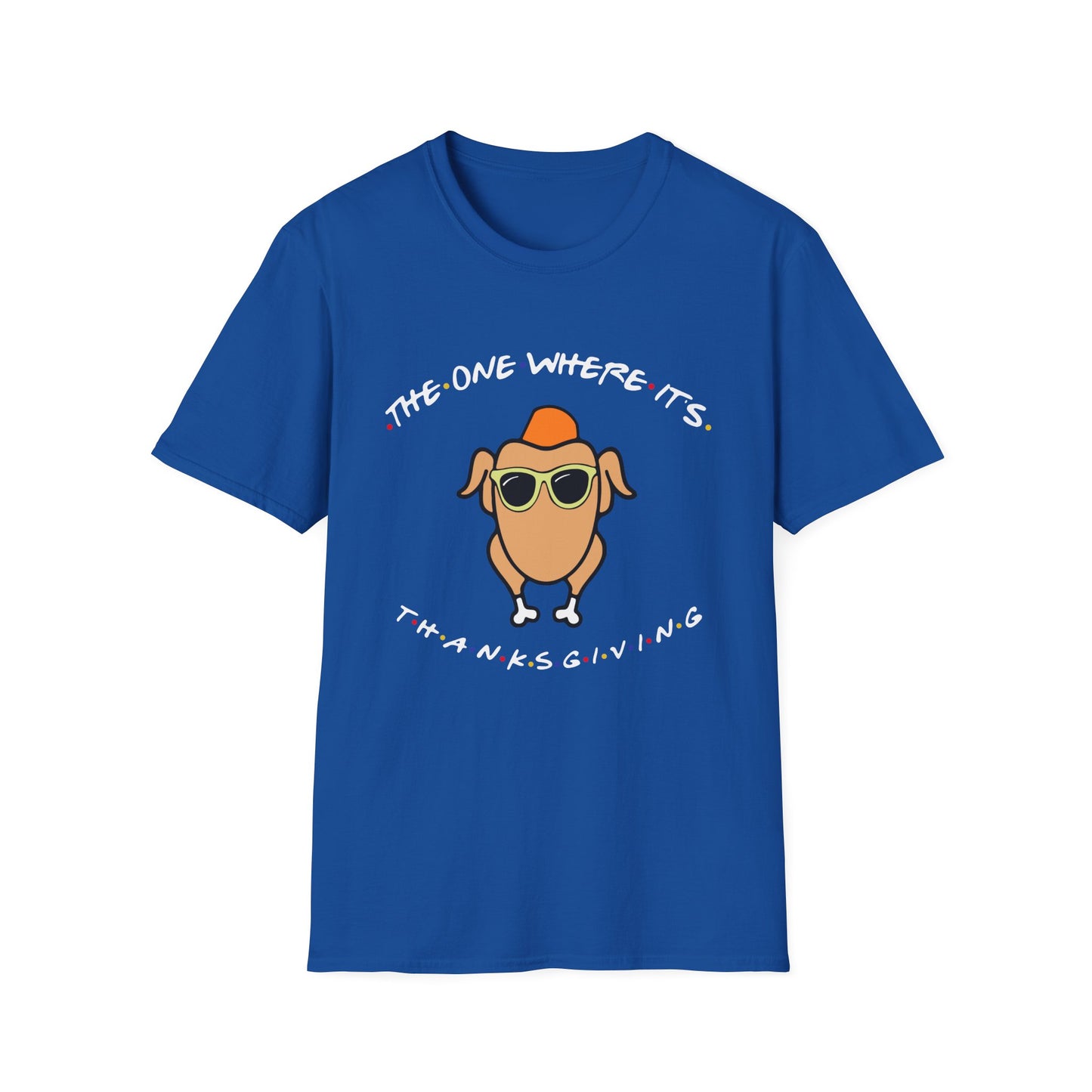 Thanksgiving Turkey Tee — "The One Where It's Thanksgiving" Graphic T-Shirt