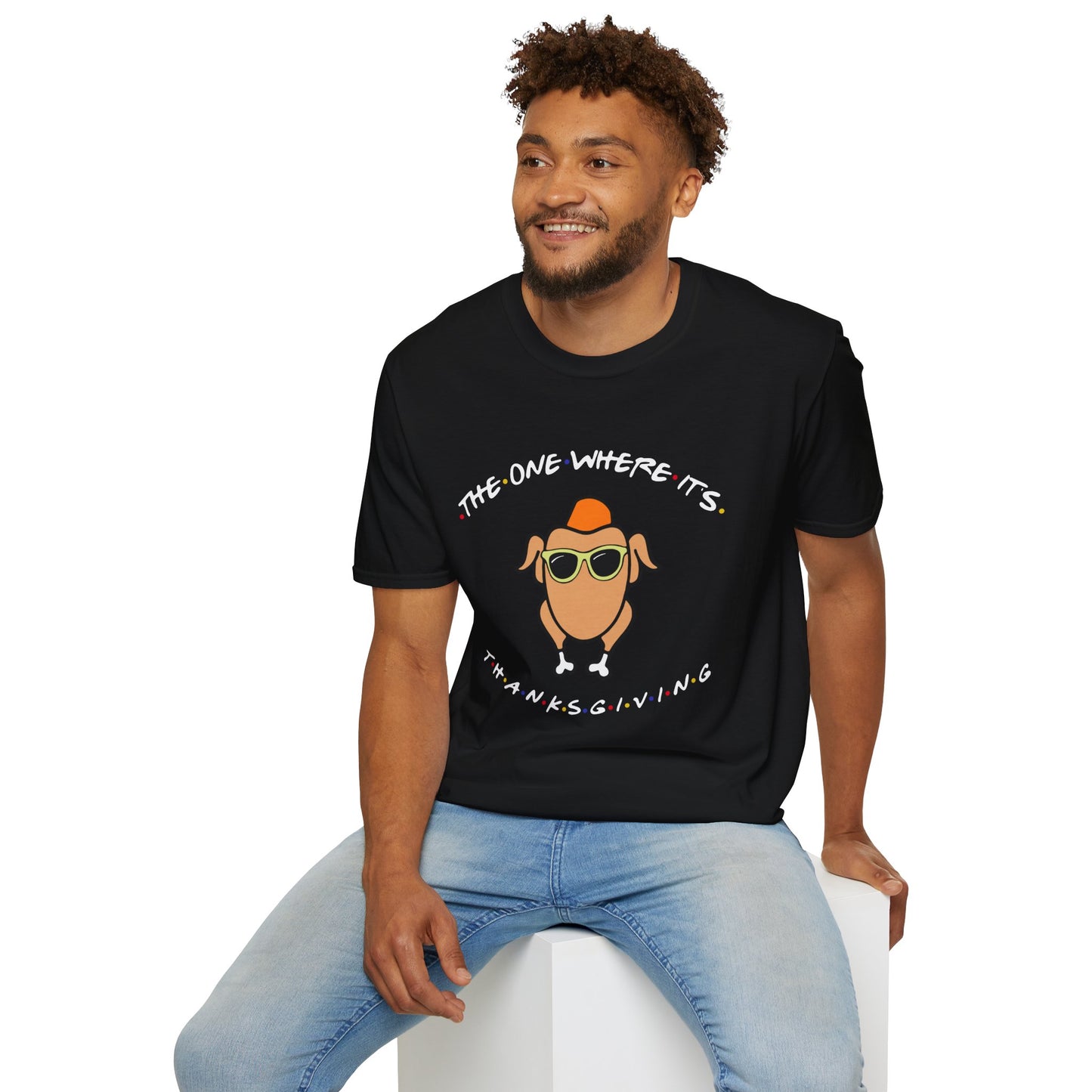 Thanksgiving Turkey Tee — "The One Where It's Thanksgiving" Graphic T-Shirt