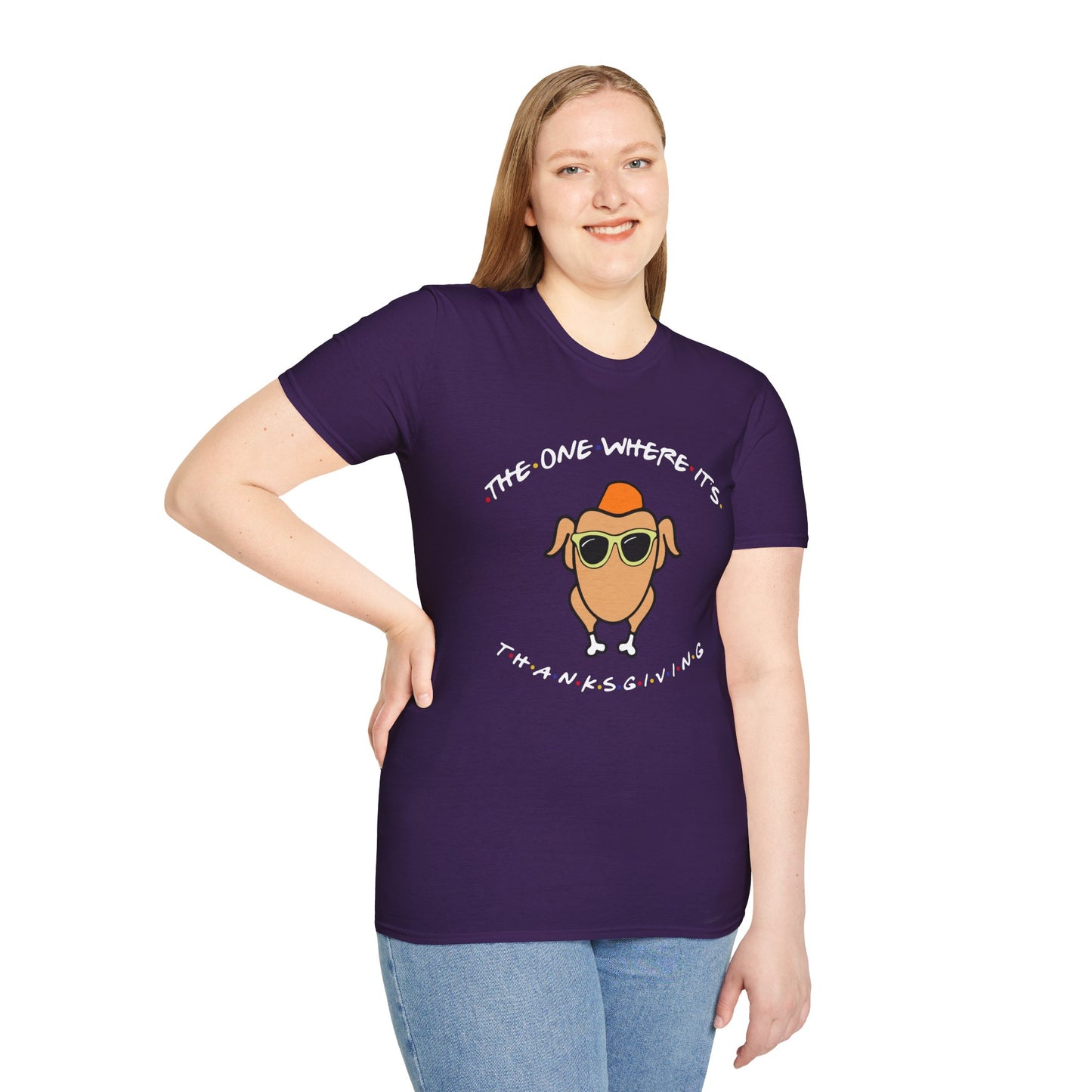 Thanksgiving Turkey Tee — "The One Where It's Thanksgiving" Graphic T-Shirt
