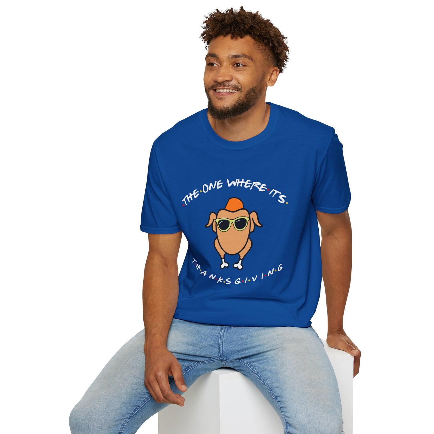Thanksgiving Turkey Tee — "The One Where It's Thanksgiving" Graphic T-Shirt