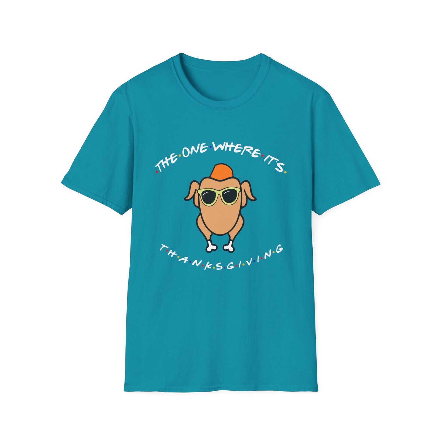 Thanksgiving Turkey Tee — "The One Where It's Thanksgiving" Graphic T-Shirt