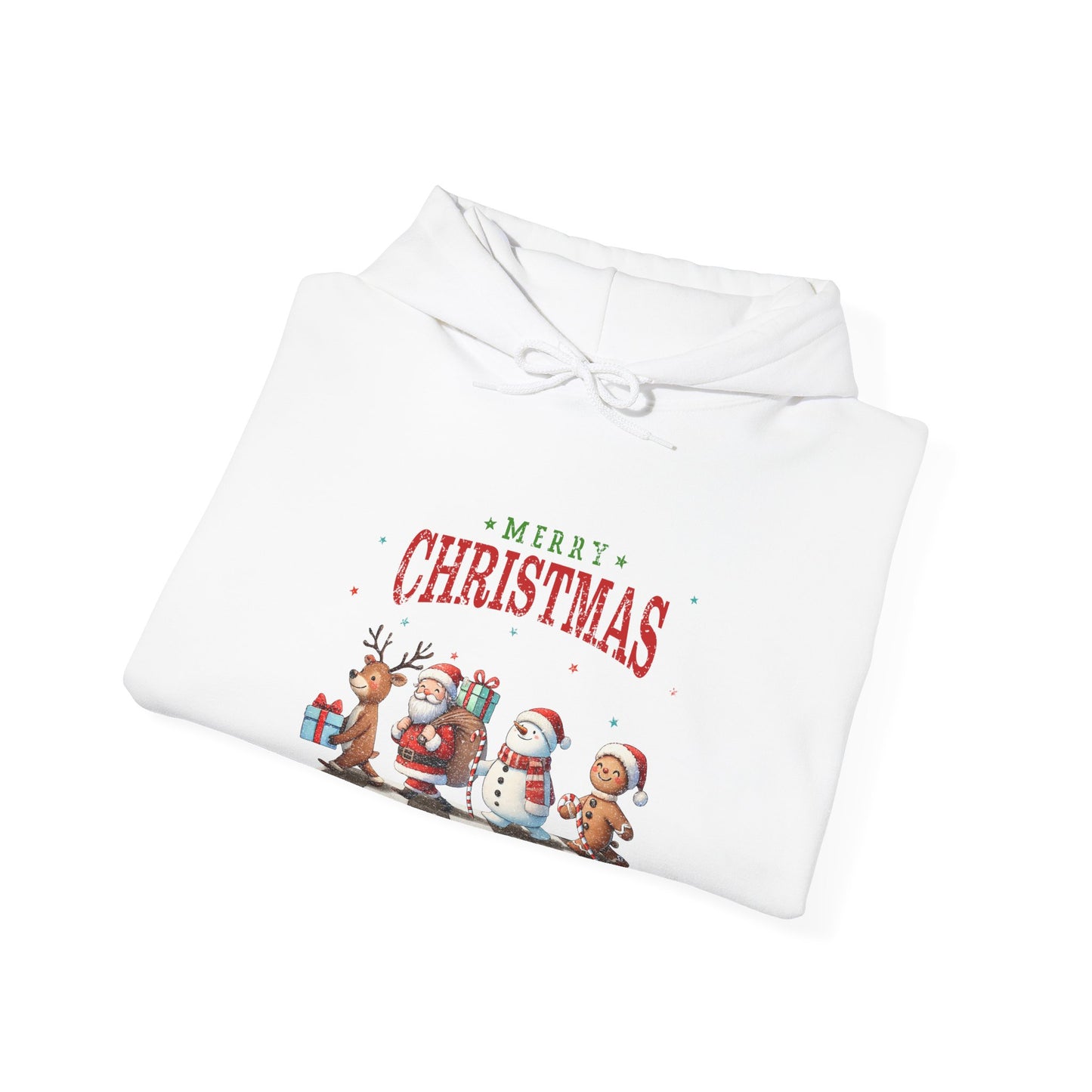 Christmas Choir Hoodie — 'Merry Christmas' Holiday Animal Carolers Sweatshirt