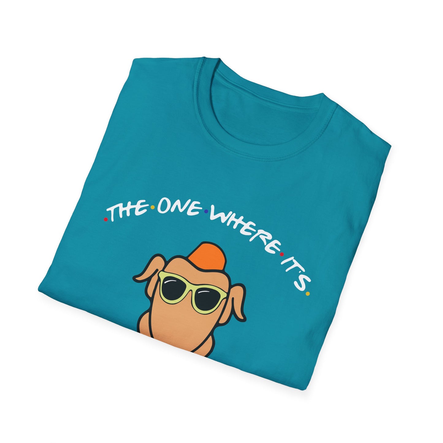 Thanksgiving Turkey Tee — "The One Where It's Thanksgiving" Graphic T-Shirt