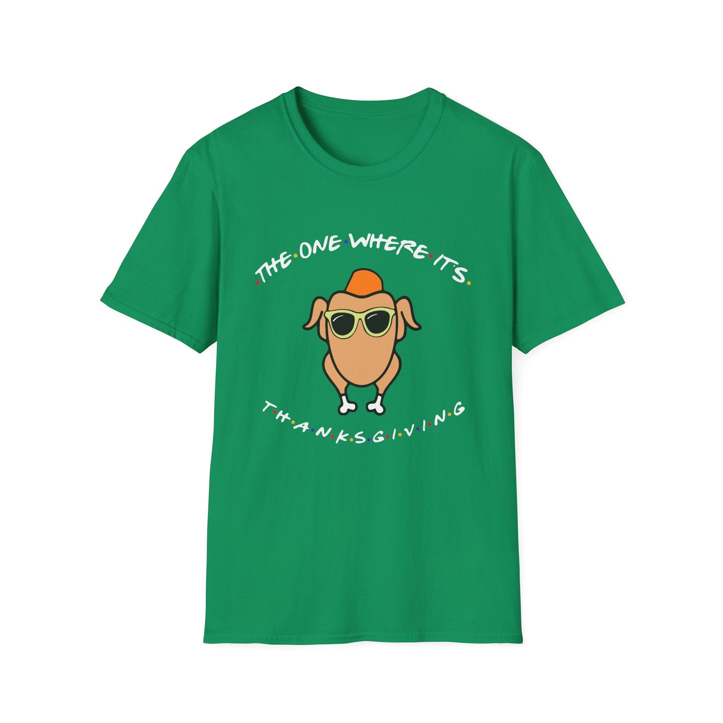 Thanksgiving Turkey Tee — "The One Where It's Thanksgiving" Graphic T-Shirt
