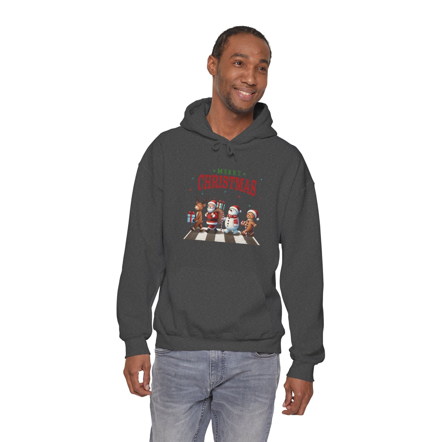 Christmas Choir Hoodie — 'Merry Christmas' Holiday Animal Carolers Sweatshirt