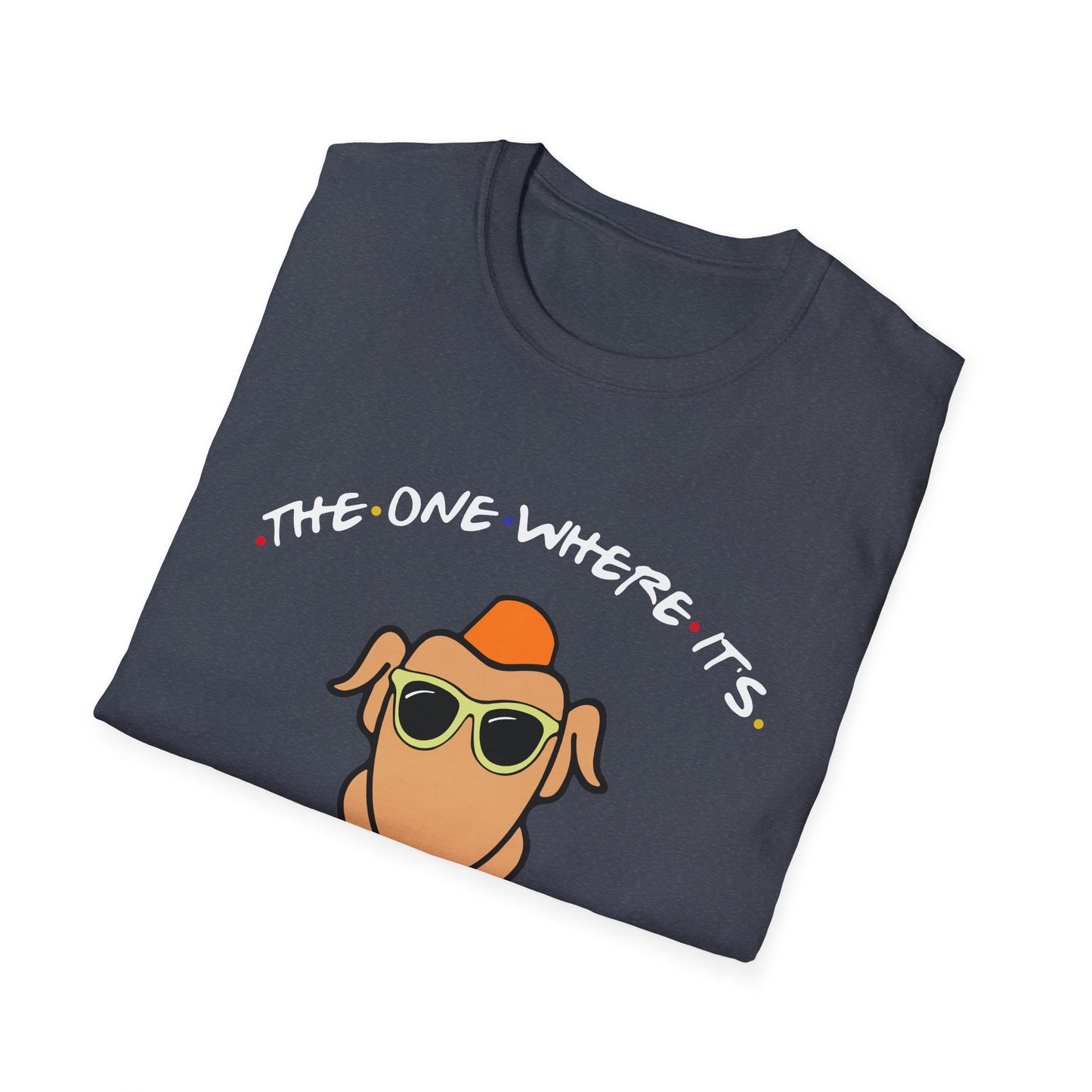 Thanksgiving Turkey Tee — "The One Where It's Thanksgiving" Graphic T-Shirt