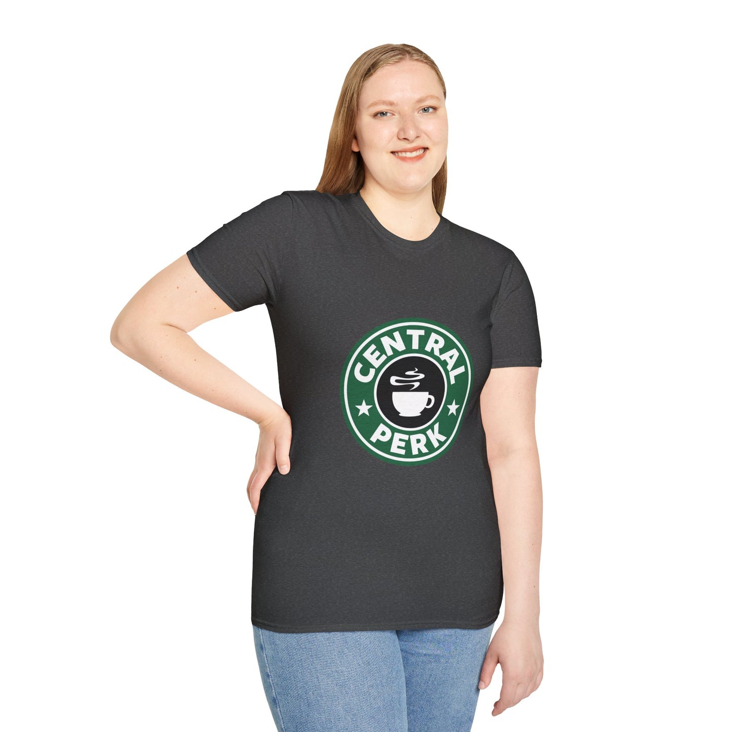 Central Perk Coffee T-Shirt — Vintage Coffee Shop Logo Tee