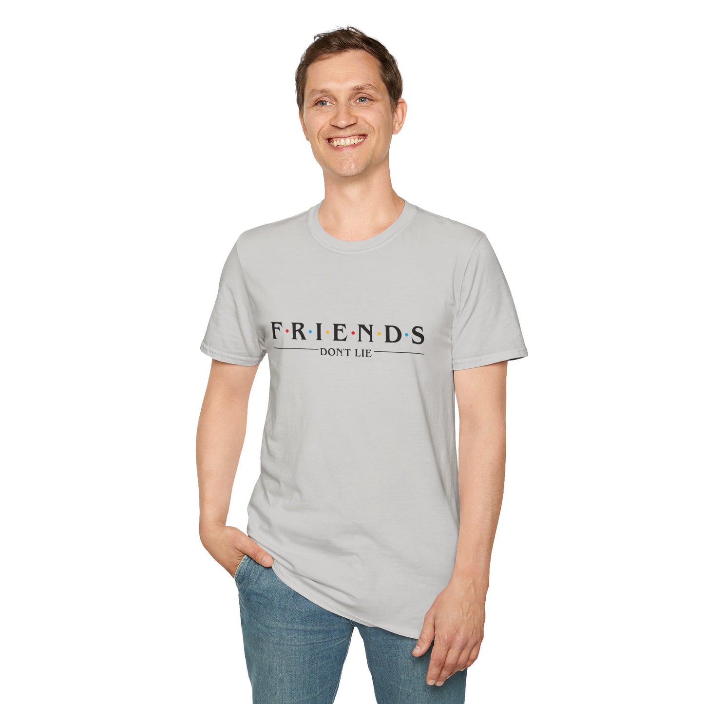 Friends Don't Lie T-Shirt — Stranger Things Inspired Retro Logo Tee