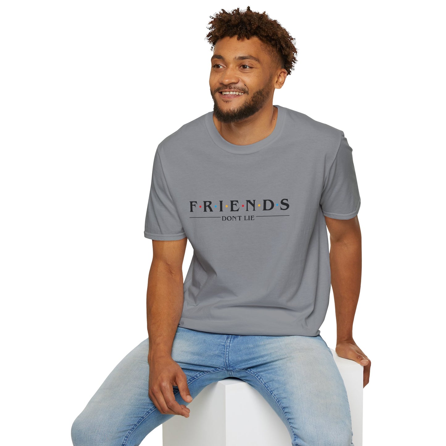 Friends Don't Lie T-Shirt — Stranger Things Inspired Retro Logo Tee