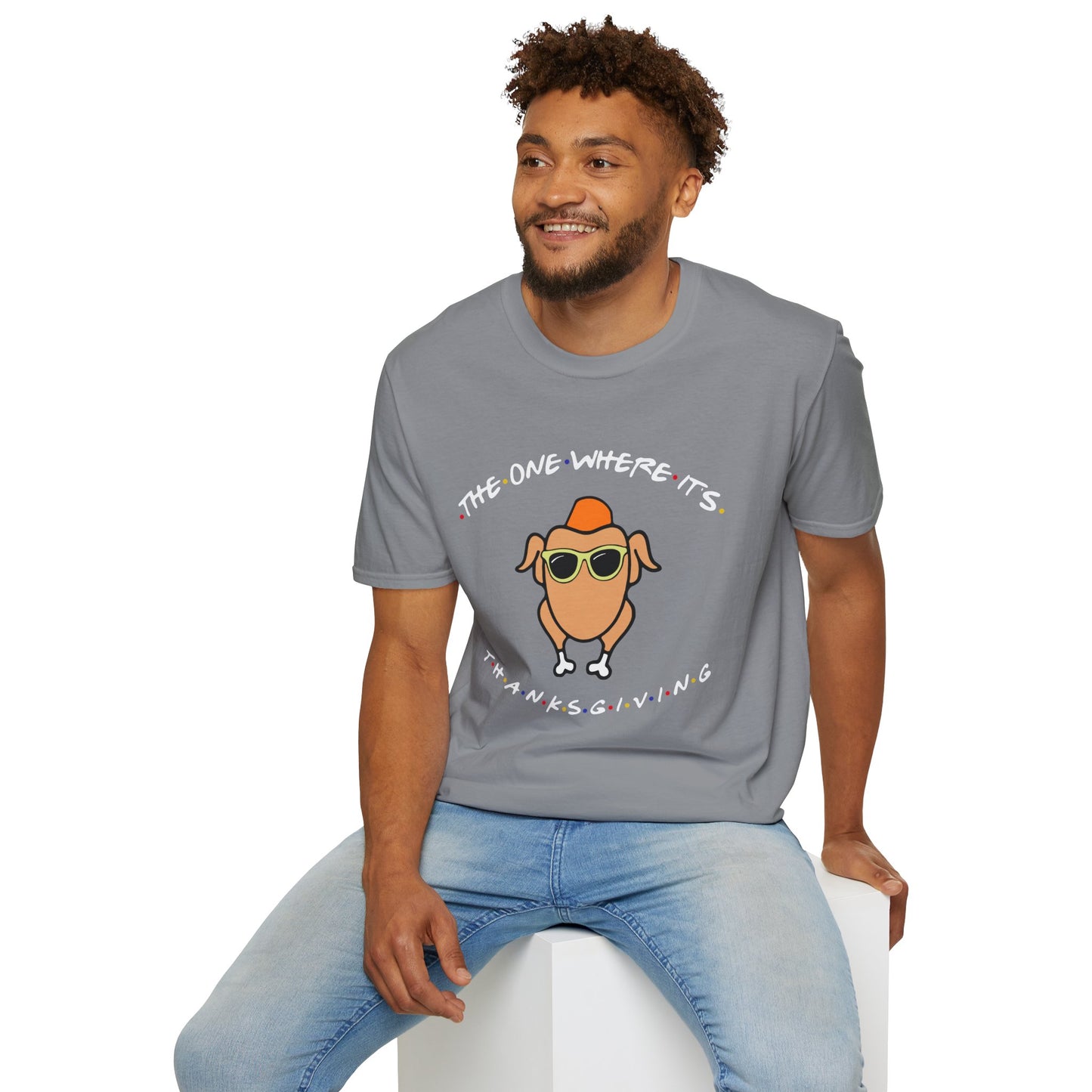Thanksgiving Turkey Tee — "The One Where It's Thanksgiving" Graphic T-Shirt