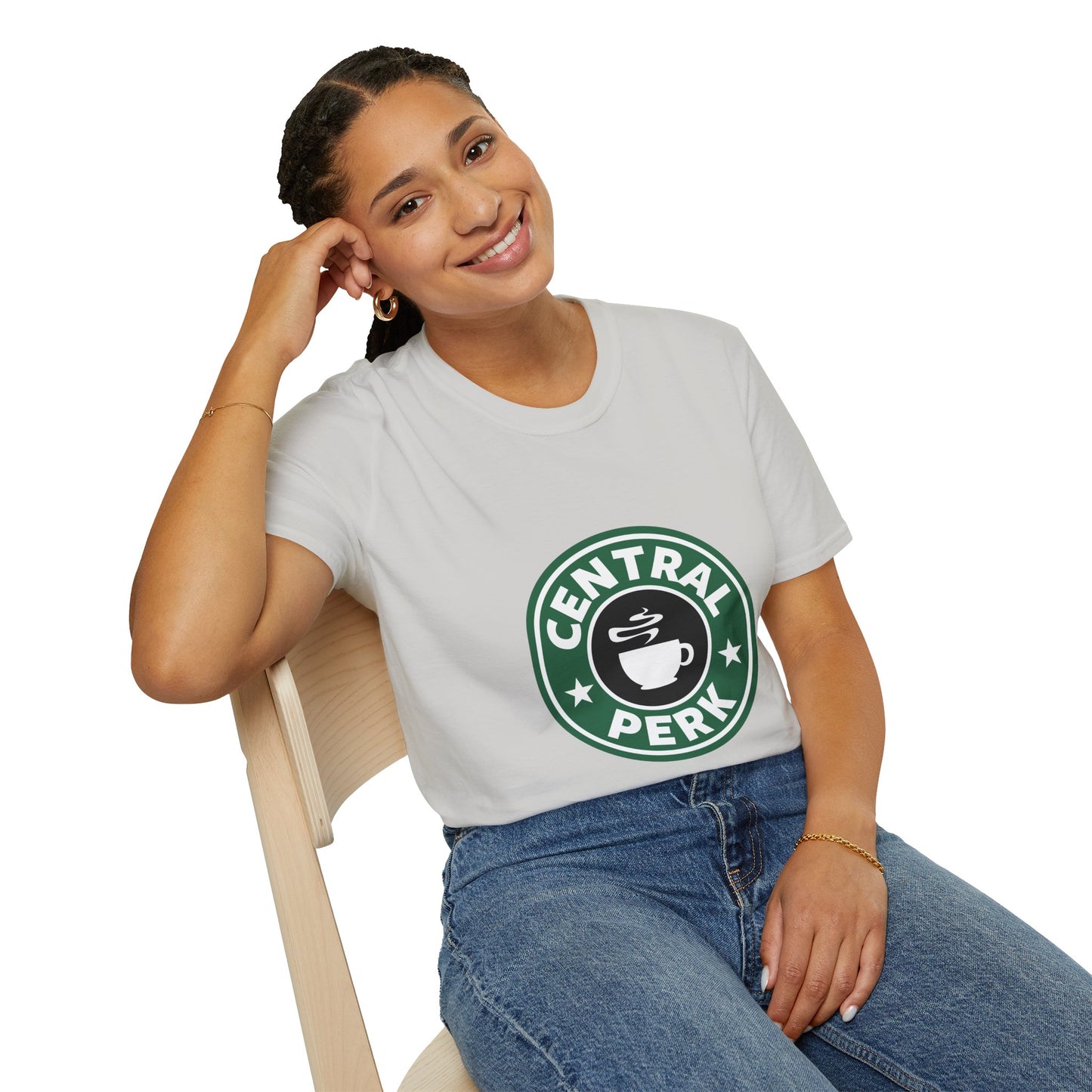 Central Perk Coffee T-Shirt — Vintage Coffee Shop Logo Tee