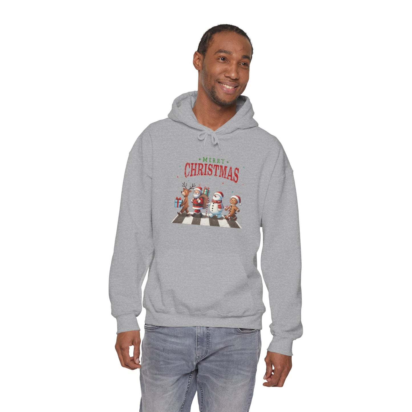Christmas Choir Hoodie — 'Merry Christmas' Holiday Animal Carolers Sweatshirt