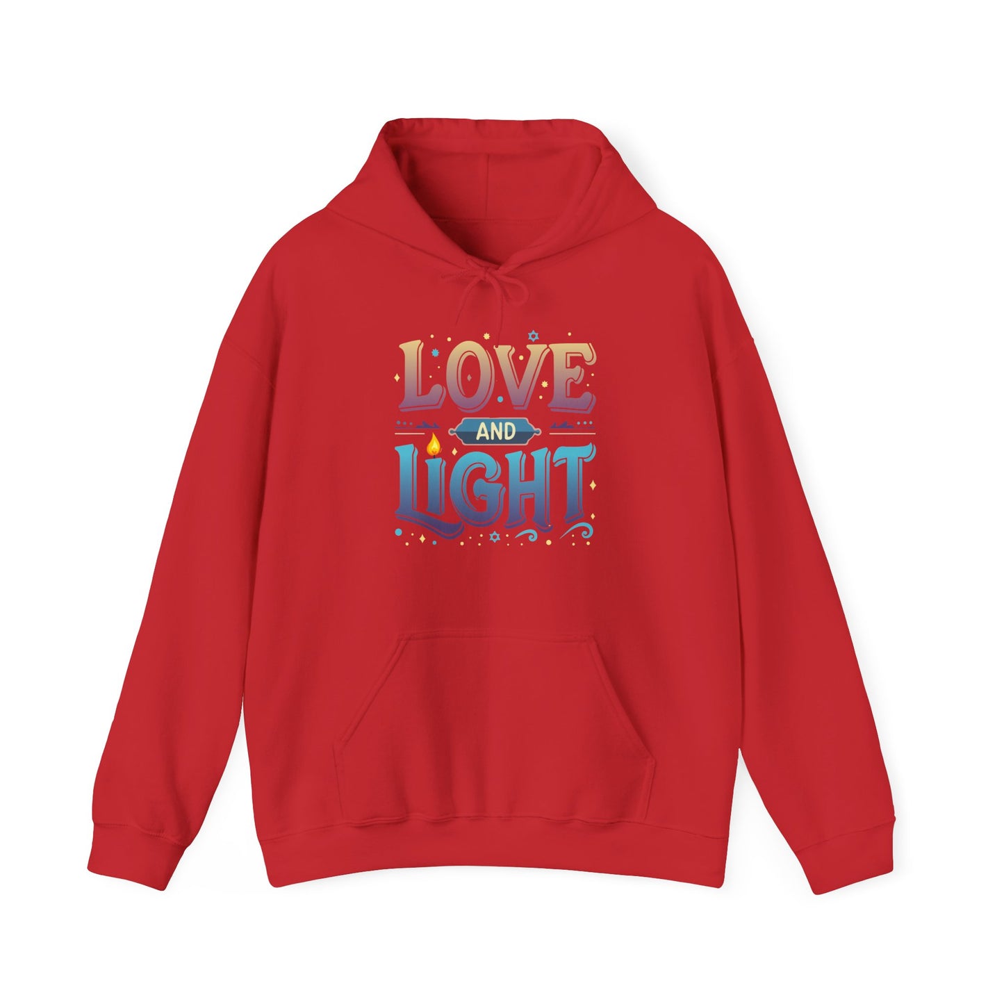 Love and Light Hoodie – Positive Message Pullover for Spiritual & Mindful Living