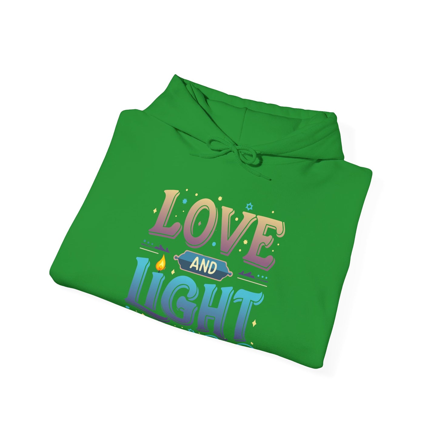 Love and Light Hoodie – Positive Message Pullover for Spiritual & Mindful Living