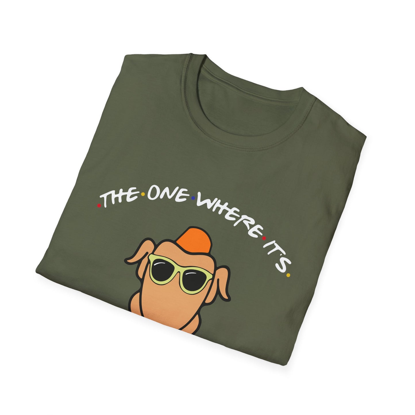 Thanksgiving Turkey Tee — "The One Where It's Thanksgiving" Graphic T-Shirt