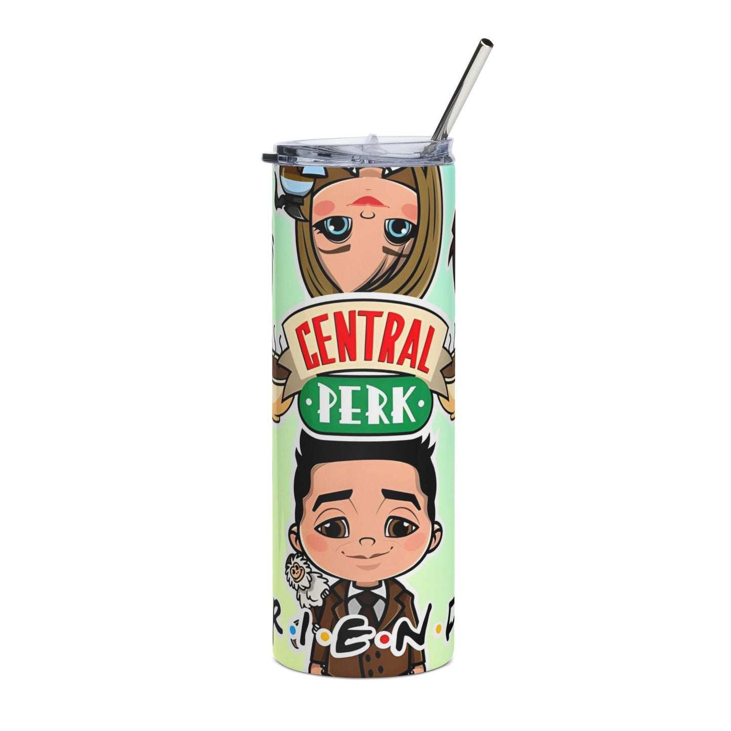 Central Perk Friends Cartoon Stainless Steel Tumbler - 20oz Insulated Travel Cup