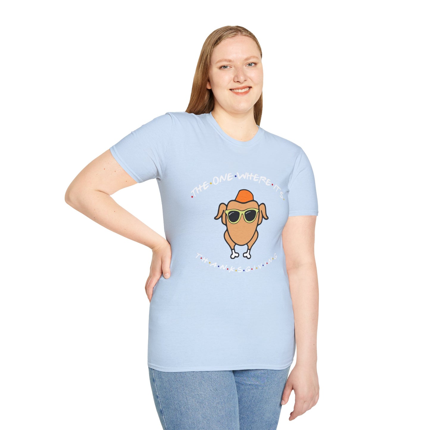 Thanksgiving Turkey Tee — "The One Where It's Thanksgiving" Graphic T-Shirt