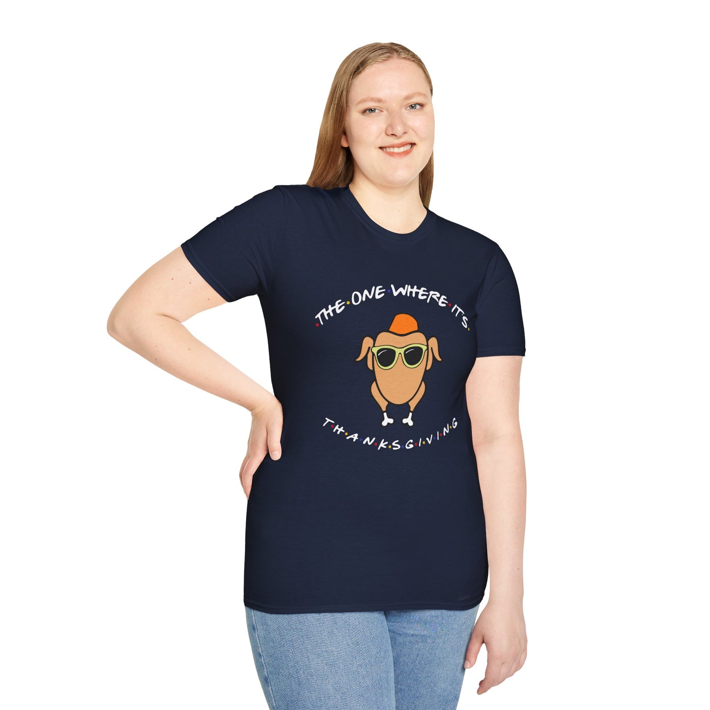Thanksgiving Turkey Tee — "The One Where It's Thanksgiving" Graphic T-Shirt