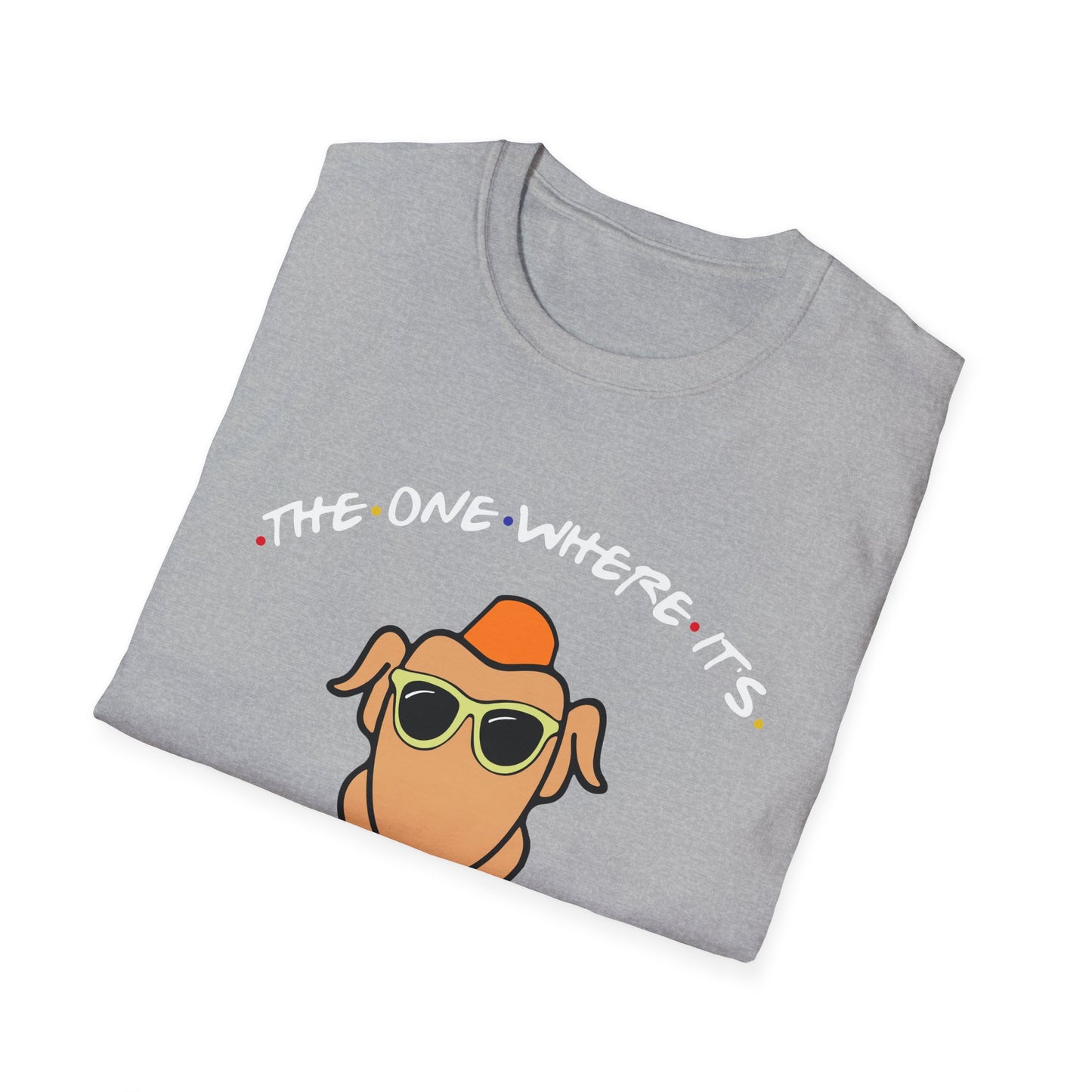 Thanksgiving Turkey Tee — "The One Where It's Thanksgiving" Graphic T-Shirt