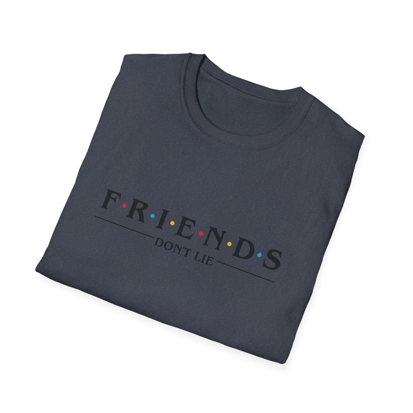 Friends Don't Lie T-Shirt — Stranger Things Inspired Retro Logo Tee