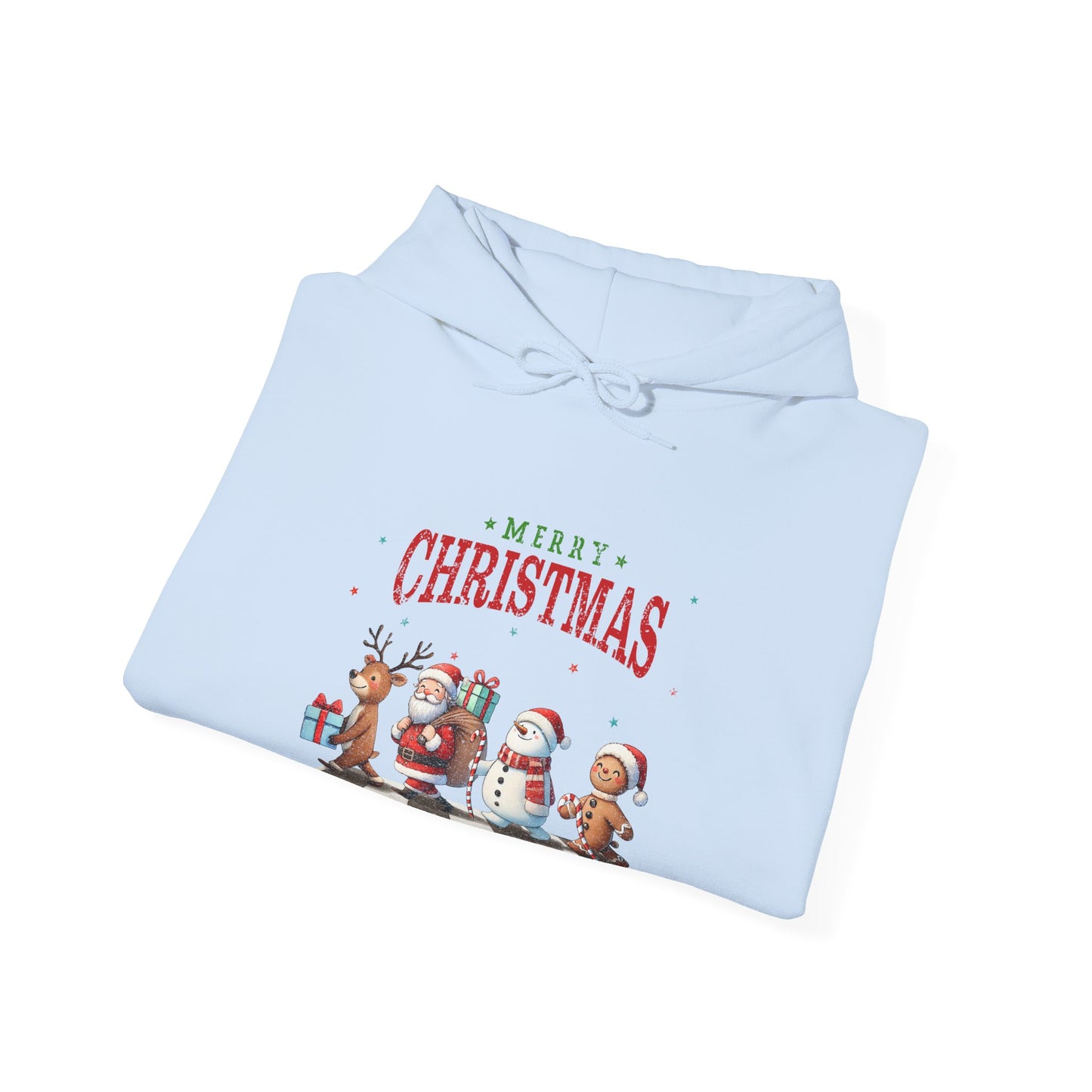 Christmas Choir Hoodie — 'Merry Christmas' Holiday Animal Carolers Sweatshirt