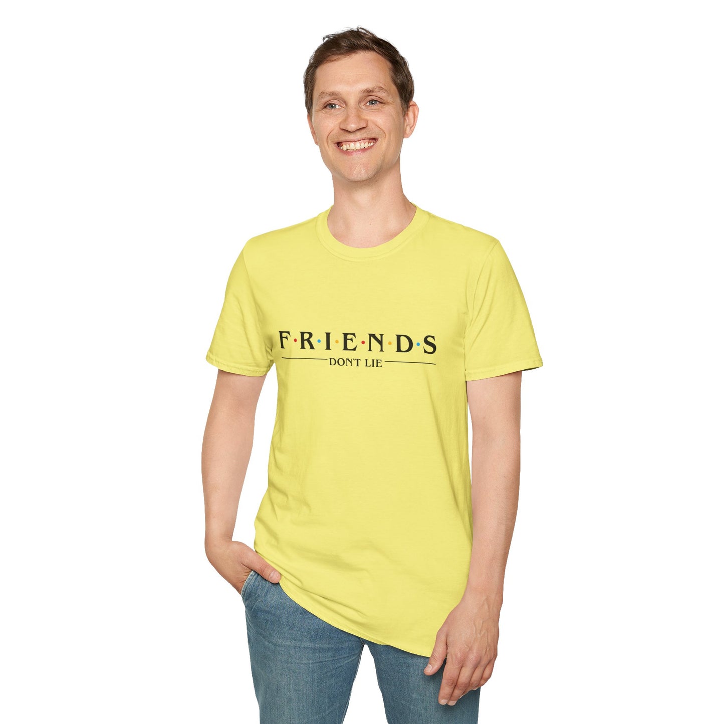 Friends Don't Lie T-Shirt — Stranger Things Inspired Retro Logo Tee