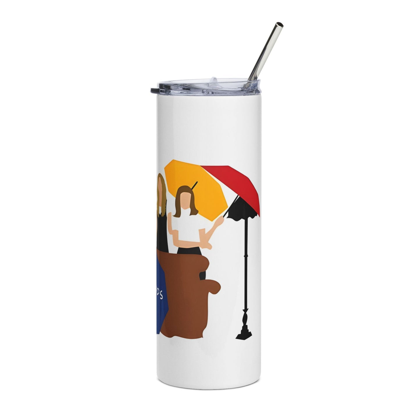 Friends TV Show Stainless Steel Tumbler - 20oz Slim Insulated Travel Cup