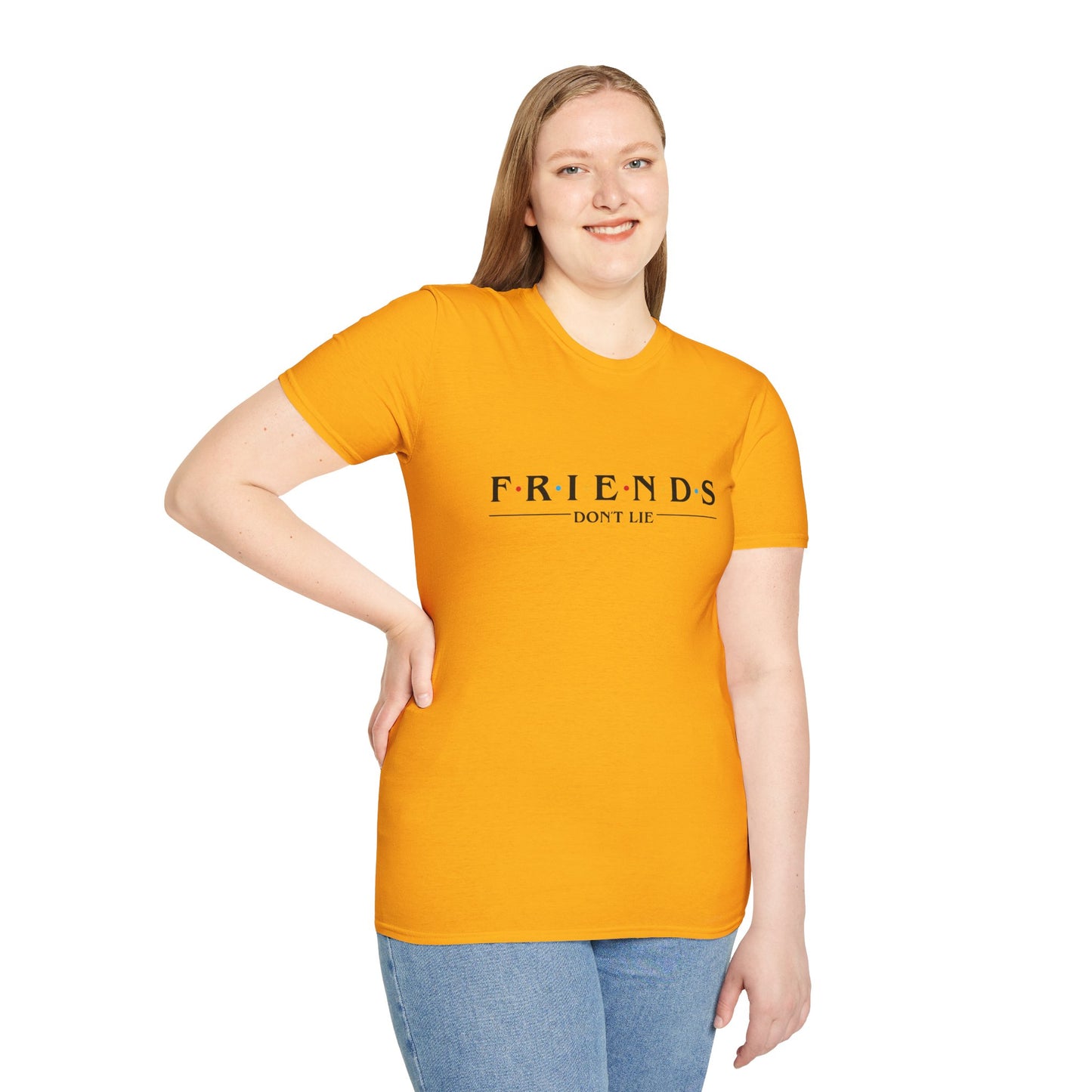 Friends Don't Lie T-Shirt — Stranger Things Inspired Retro Logo Tee