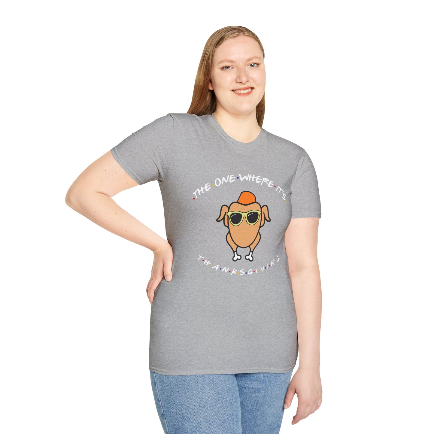 Thanksgiving Turkey Tee — "The One Where It's Thanksgiving" Graphic T-Shirt