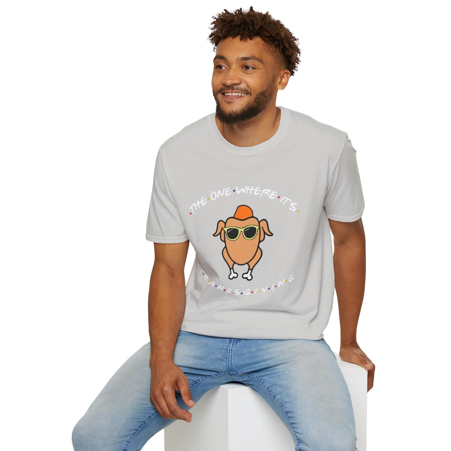 Thanksgiving Turkey Tee — "The One Where It's Thanksgiving" Graphic T-Shirt