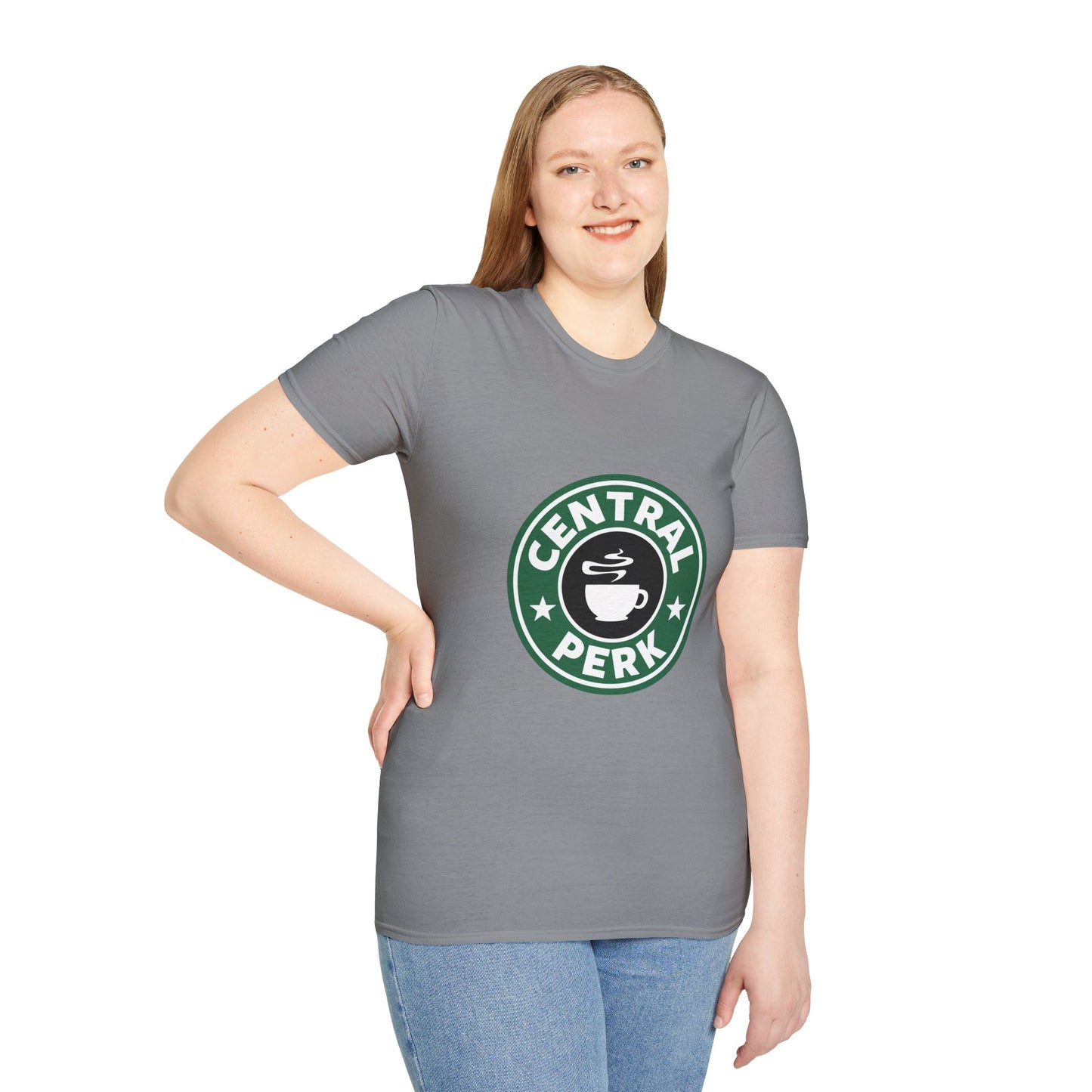 Central Perk Coffee T-Shirt — Vintage Coffee Shop Logo Tee